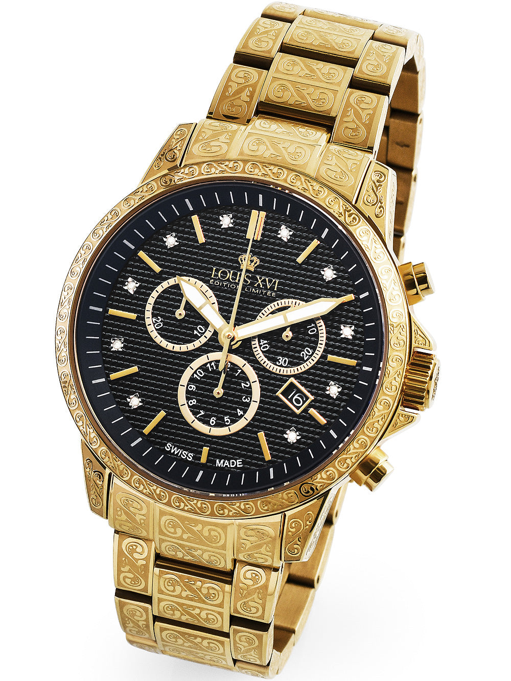 Louis XVI LXVI1085 Palais Royale Chronograph men's watch 43mm 5ATM