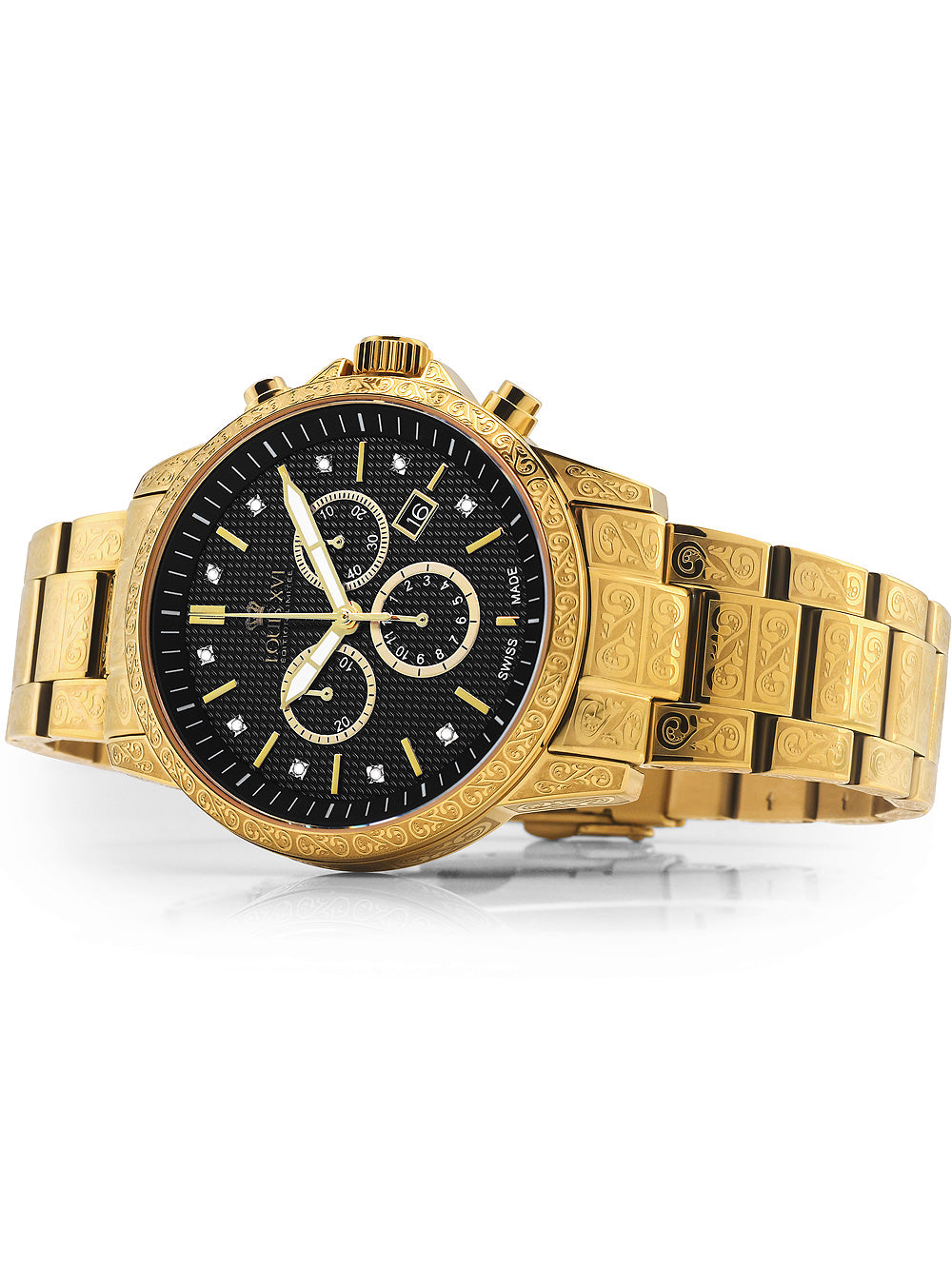 Louis XVI LXVI1085 Palais Royale Chronograph men's watch 43mm 5ATM