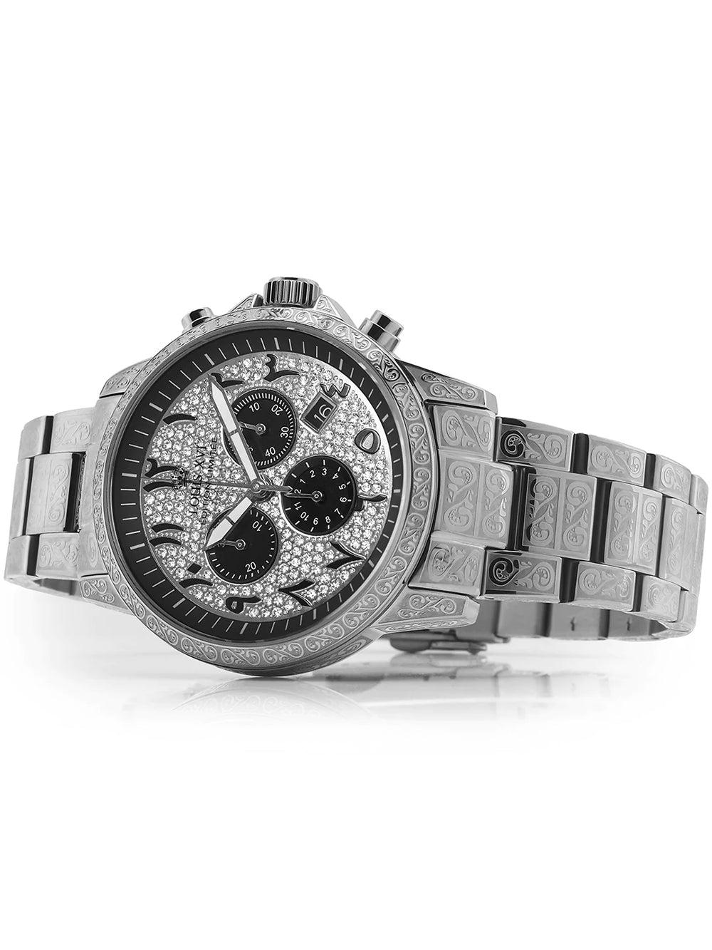 Louis XVI LXVI1097 Palais Royale Arabic Chronograph men's watch 43mm 10ATM