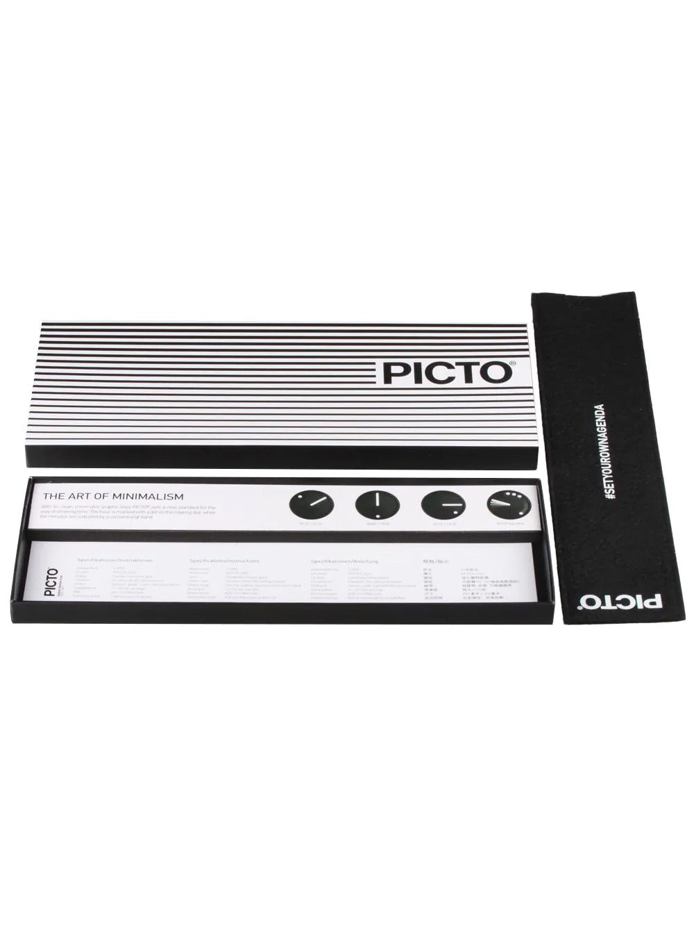 PICTO 43393-0520S Unisex watch Midnight Blue 40mm 5ATM