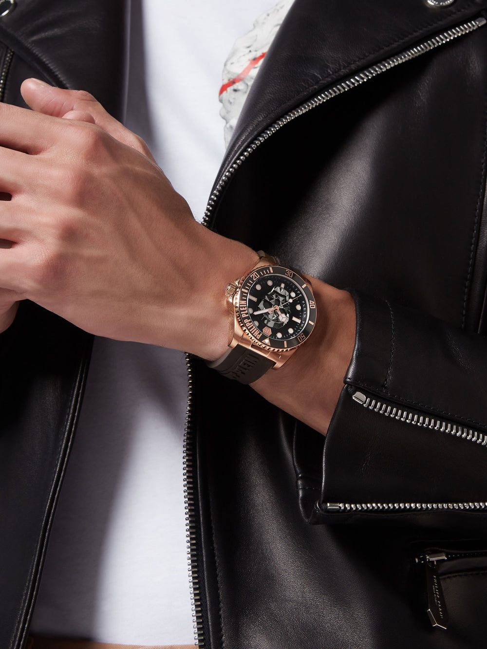 Philipp Plein PWOAA0322 The $kull Diver 44mm 10ATM