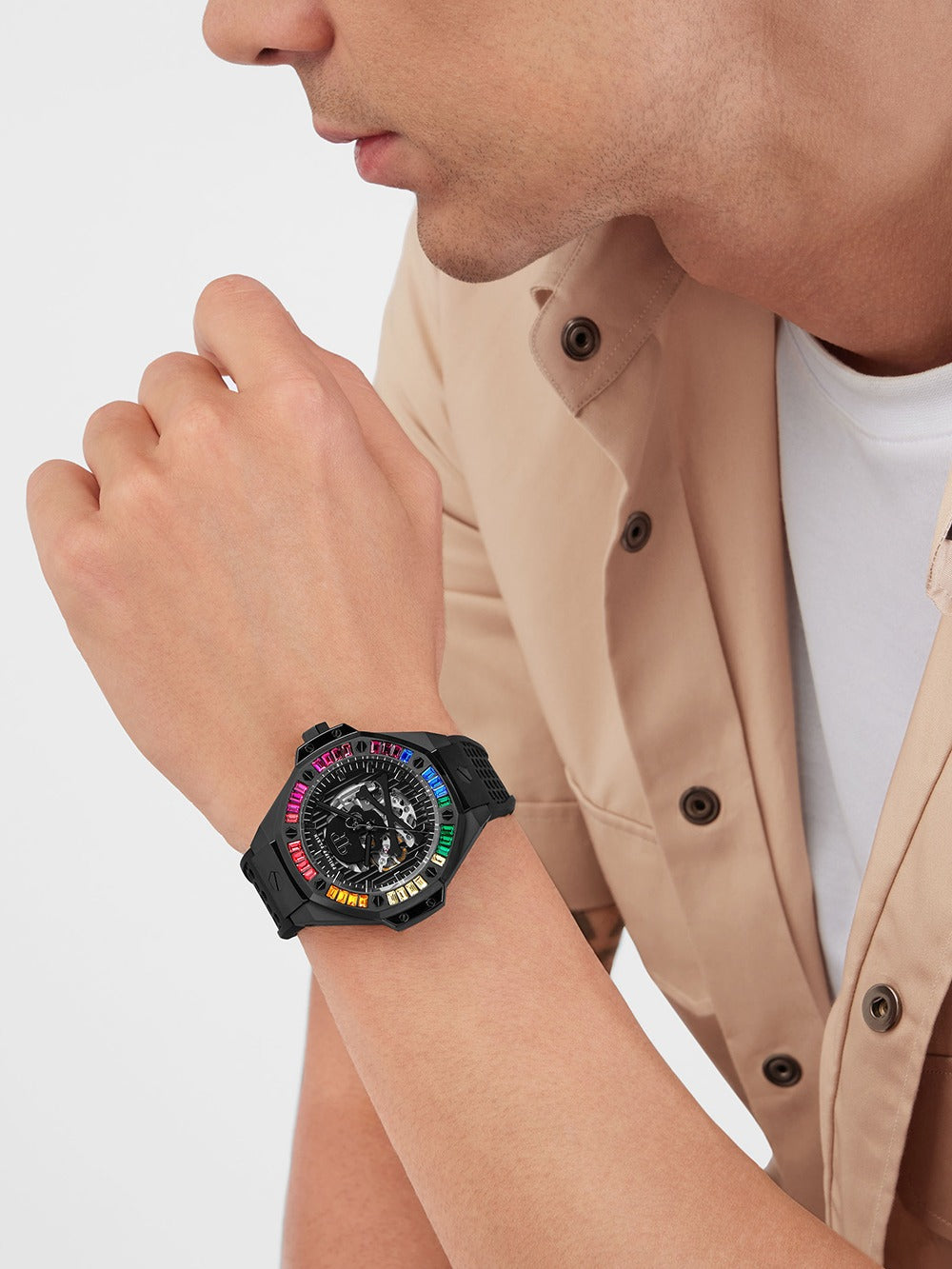 Philipp Plein PWPFA0424 men's watch Skeleton Royal Automatic 46mm 5ATM