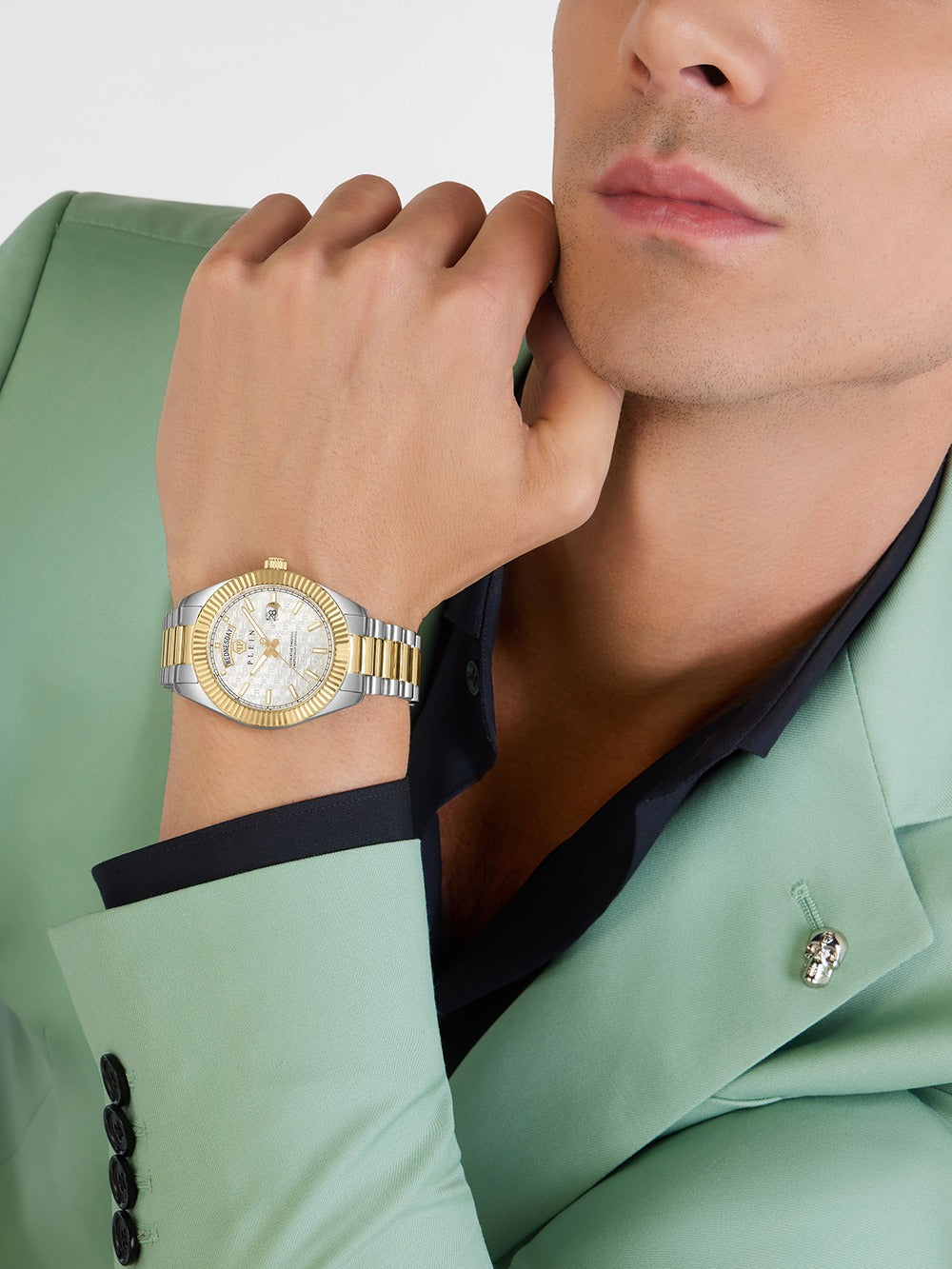 Philipp Plein PWPNA0324 Rock Couture Day-Date 42mm 5ATM