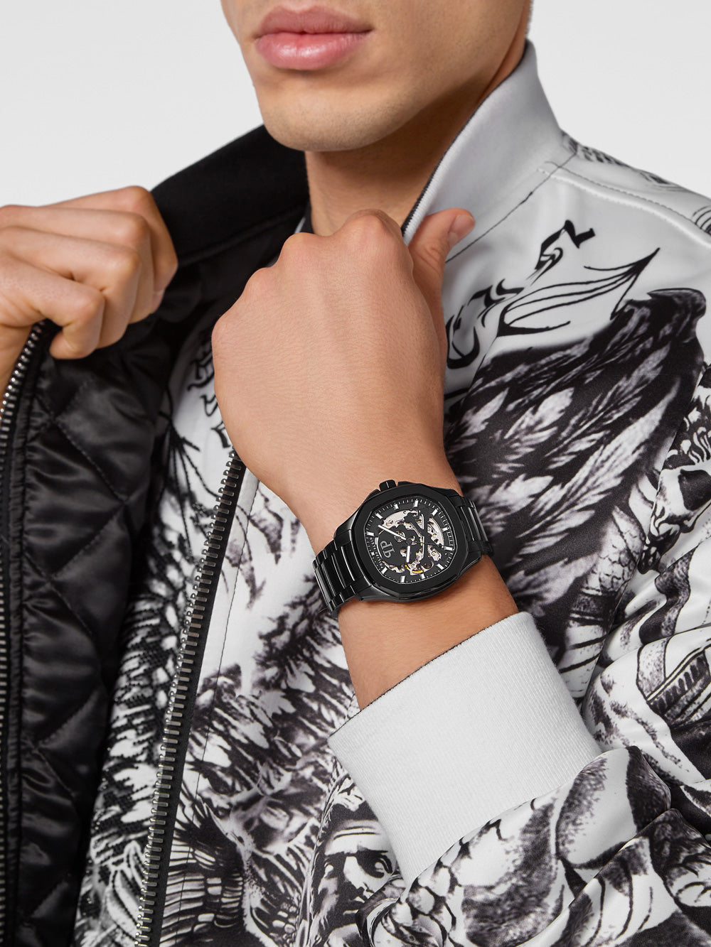 Philipp Plein PWRAA0423 High-Conic Automatic men's watch 42mm 5ATM