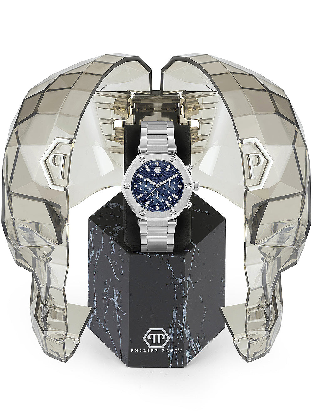 Philipp Plein PWZBA0323 The Hexagon Chronograph Unisex Watch 42mm 5ATM