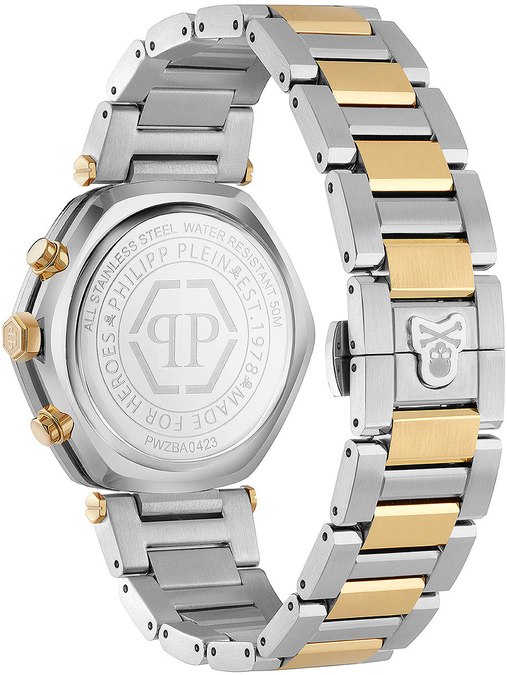 Philipp Plein PWZBA0423 The Hexagon Chronograph Unisex Watch 42mm 5ATM