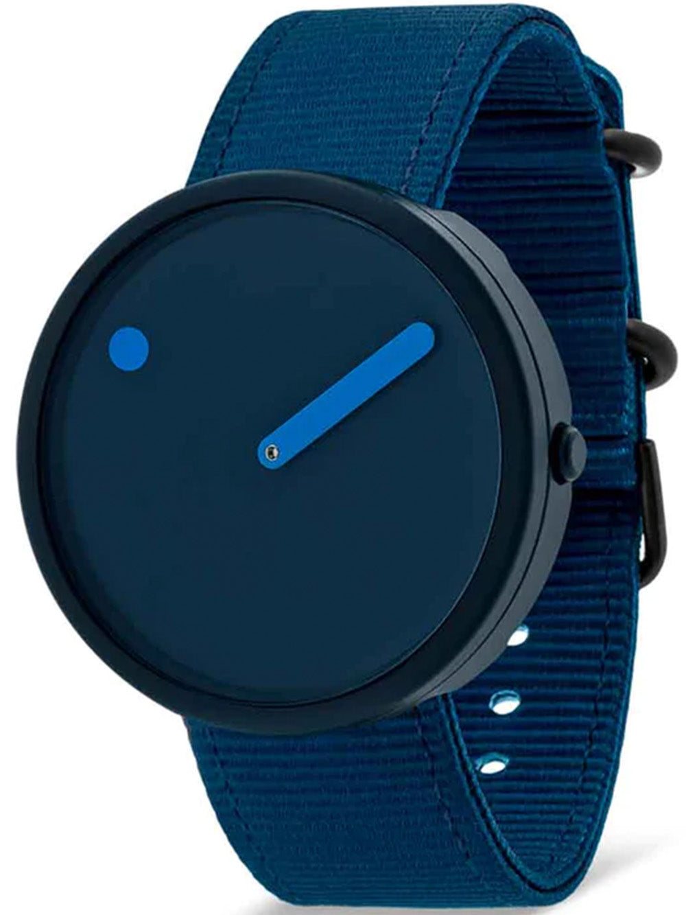 PICTO R44001-R001 Unisex watch Ghost Nets Navy Blue 40mm 5ATM