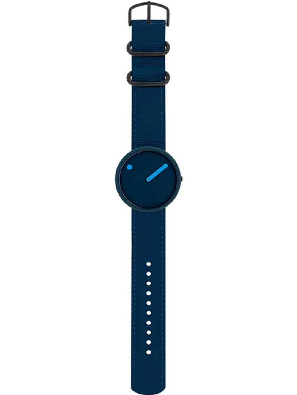 PICTO R44001-R001 Unisex watch Ghost Nets Navy Blue 40mm 5ATM
