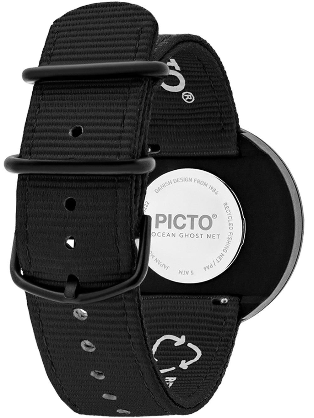 PICTO R44007-R006 Unisex watch Ghost Nets Signal Orange 40mm 5ATM