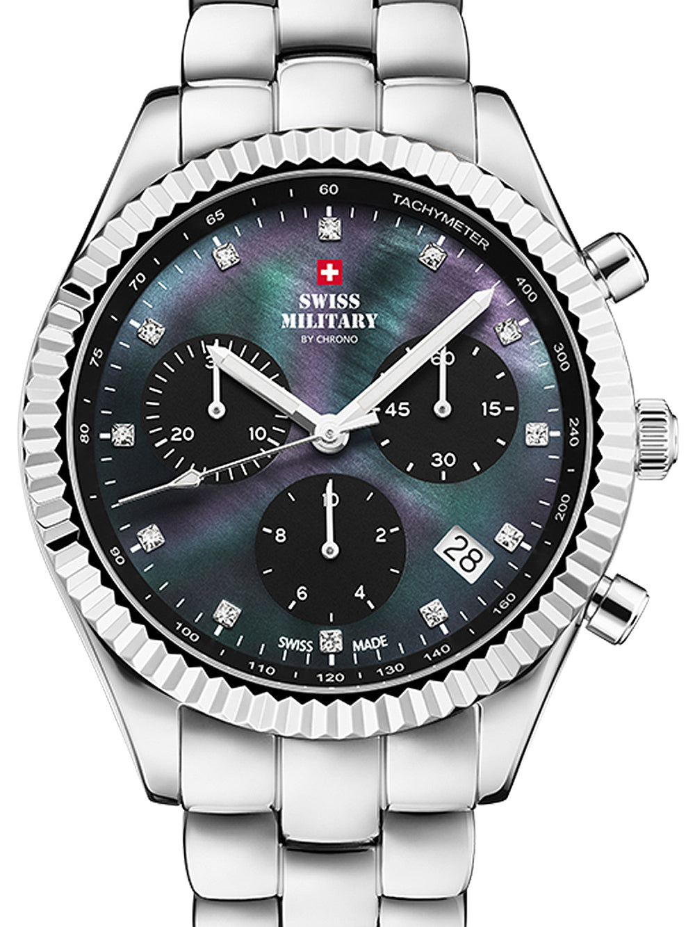 Swiss Military SM30207.01 Elegant Chronograph women's watch 38mm 5ATM