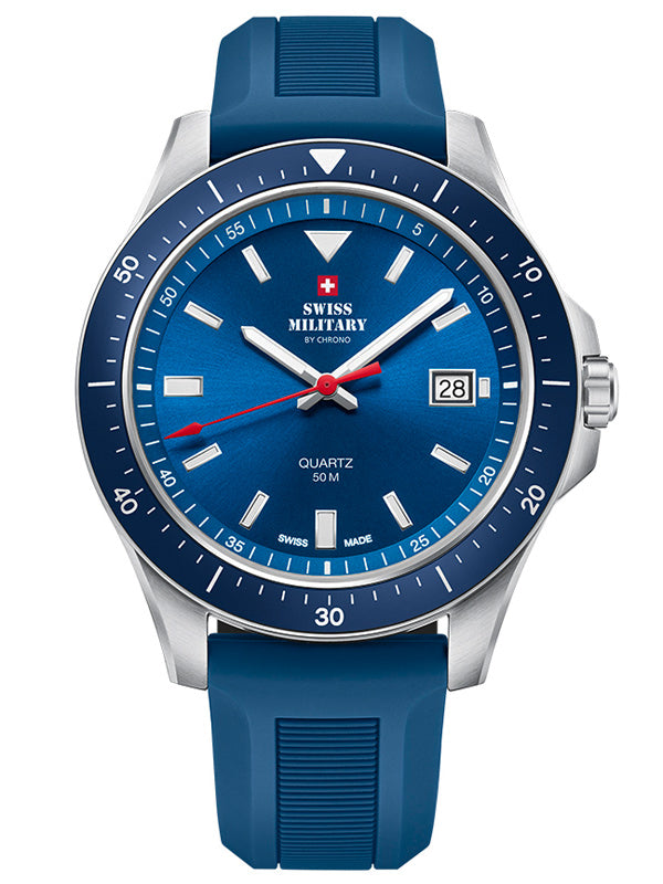 Swiss Military SM34082.08 men's watch quartz 42 mm 5ATM