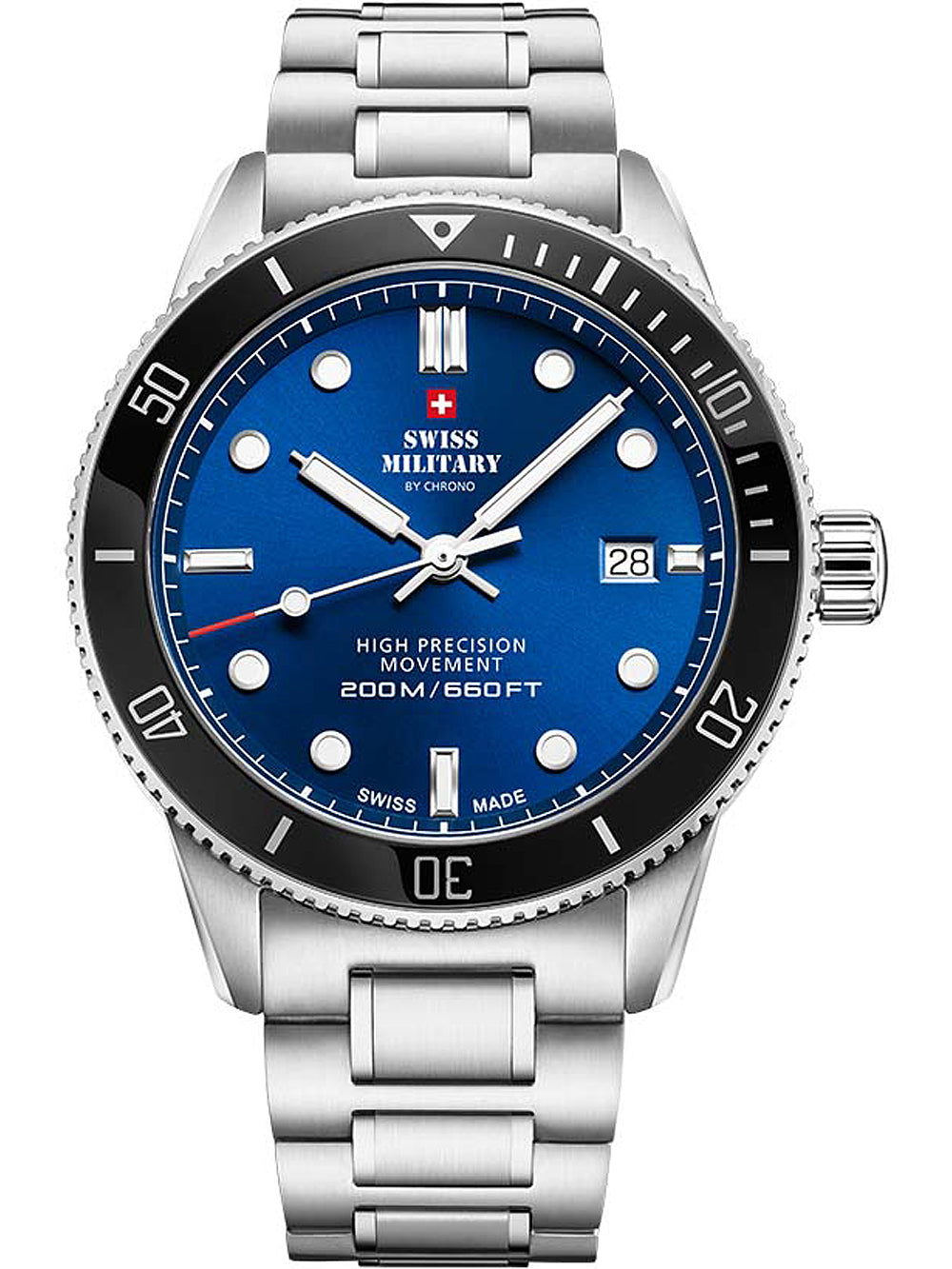 Swiss Military SM34088.02 Diver Quartz men's watch 42mm 20ATM