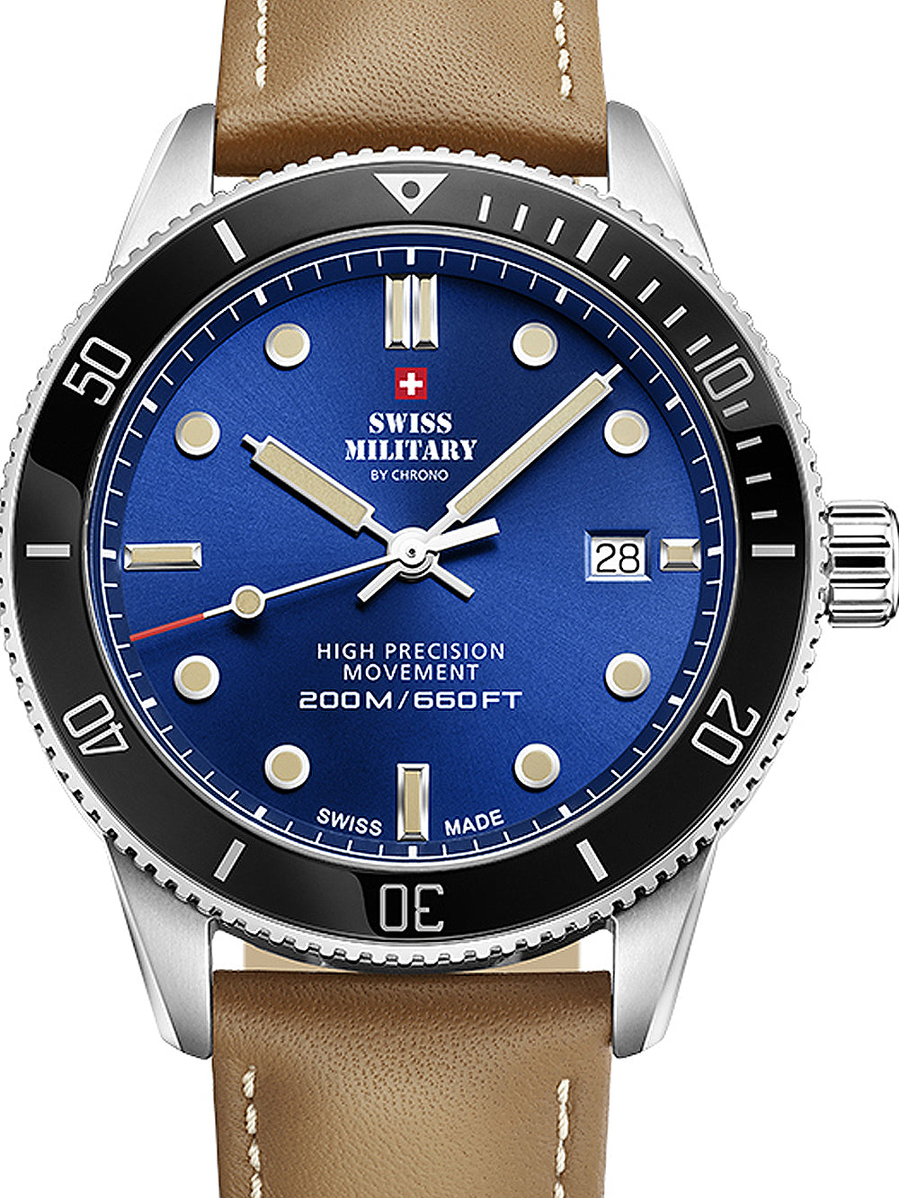 Swiss Military SM34088.05 Diver Quartz men's watch 42mm 20ATM