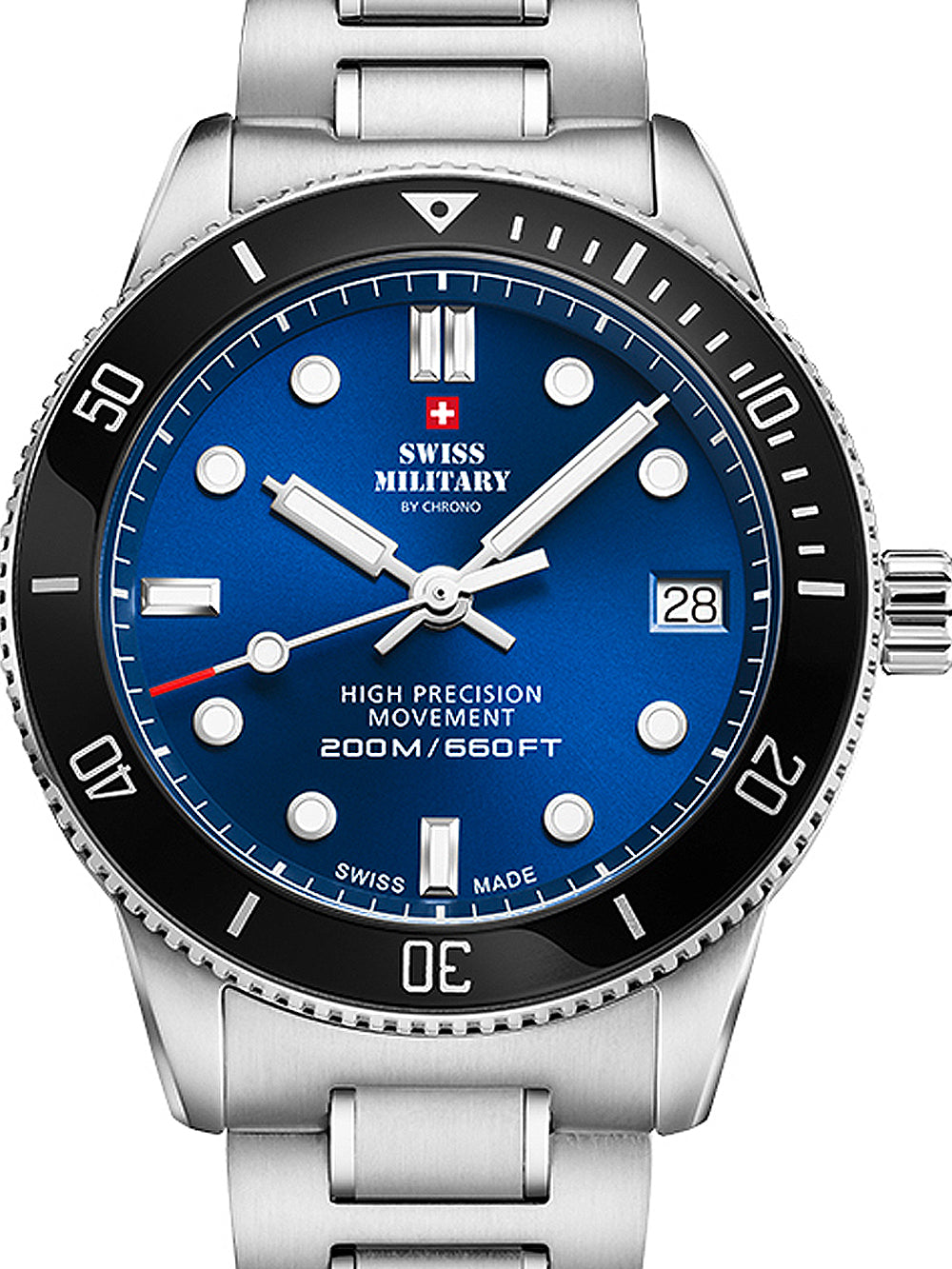 Swiss Military SM34089.02 Diver women's watch 37mm 20ATM