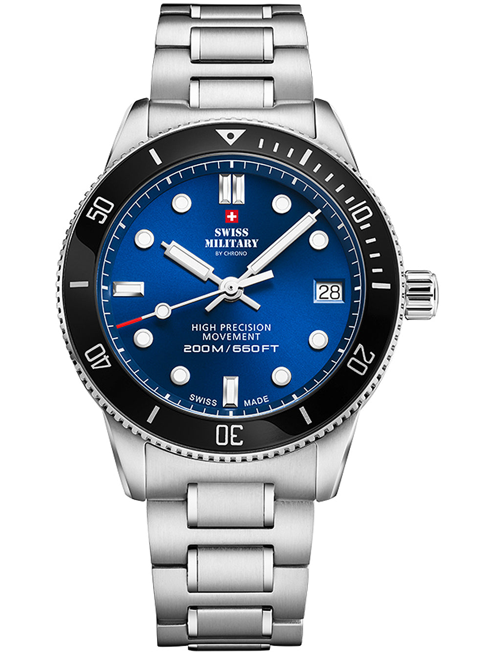 Swiss Military SM34089.02 Diver women's watch 37mm 20ATM