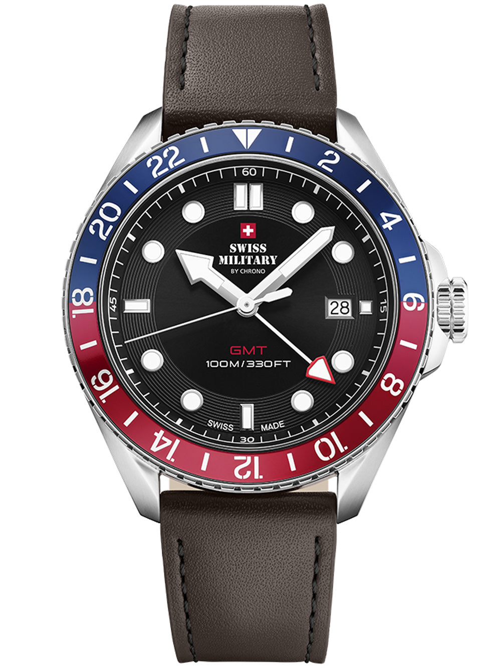 Swiss Military SM34095.04 men's watch 43mm 10ATM