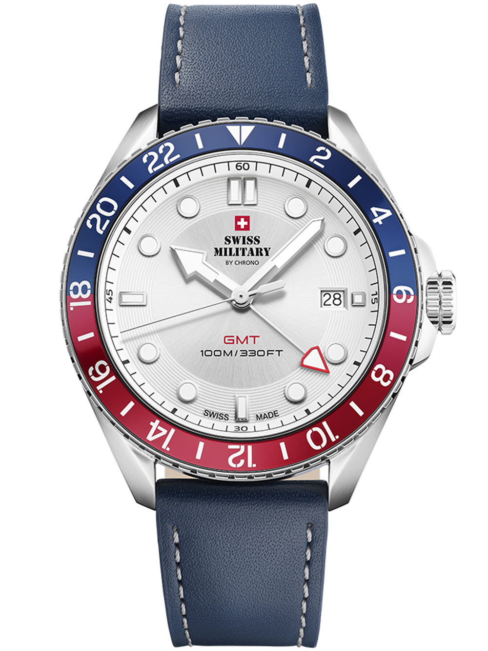 Swiss Military SM34095.05 men's watch 43mm 10ATM