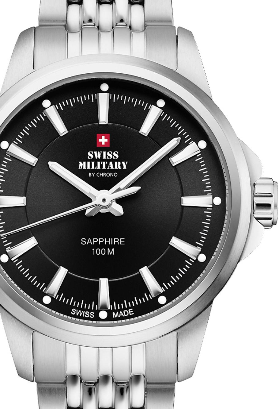 Swiss Military SM34105.01 women's watch Classic Sapphire Glass 28mm 10ATM