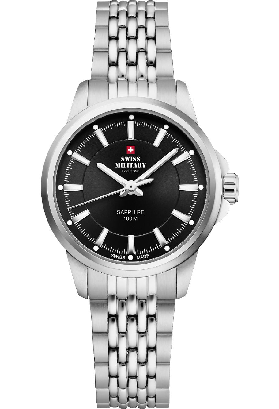 Swiss Military SM34105.01 women's watch Classic Sapphire Glass 28mm 10ATM