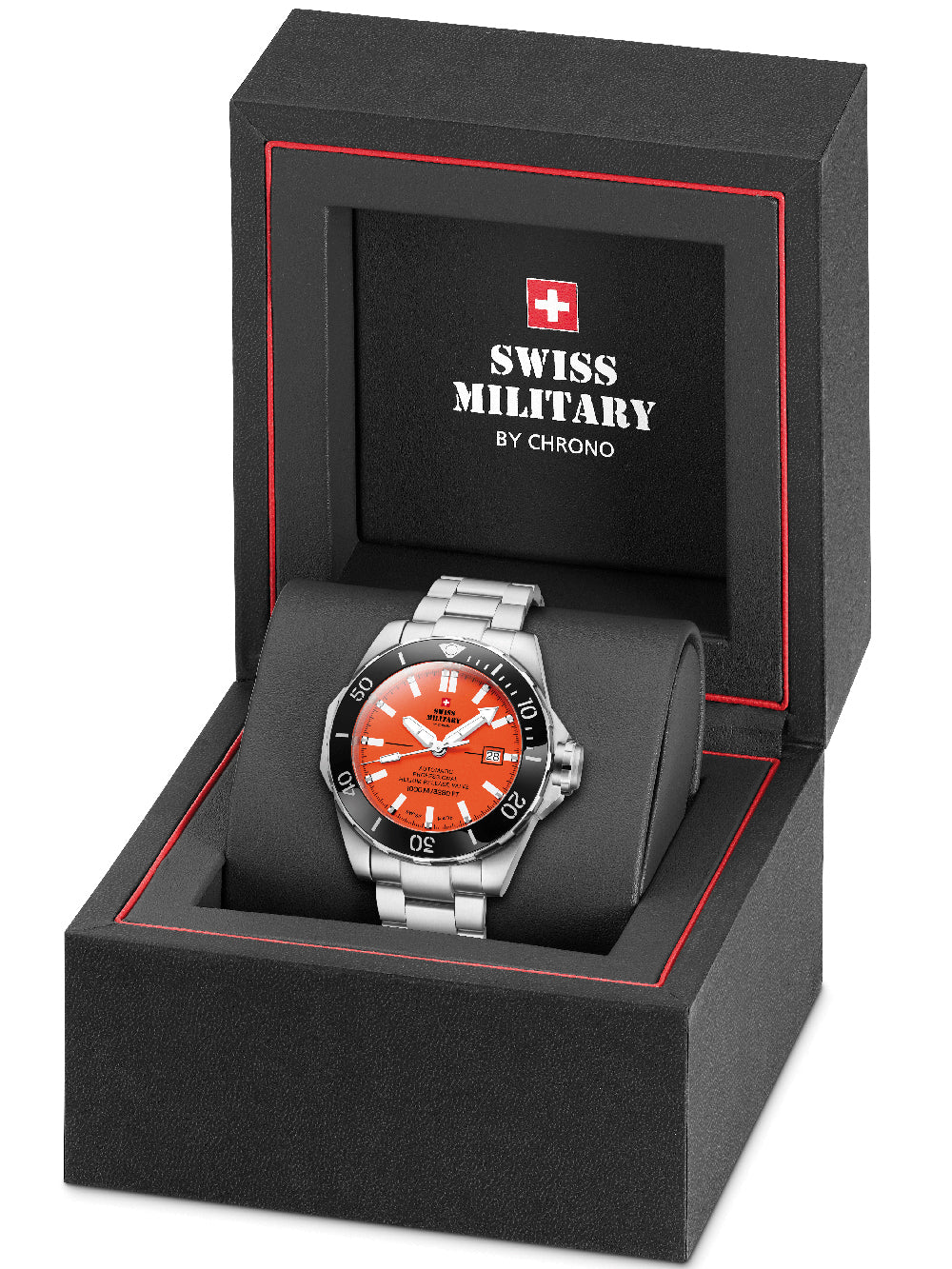 Swiss Military SMA34092.03 Automatic Diver men's watch 45mm 100ATM