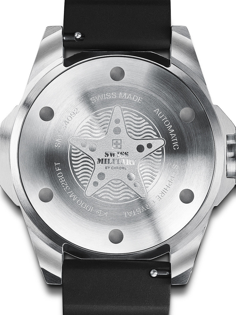 Swiss Military SMA34092.09 Automatic Diver men's watch 45mm 100ATM