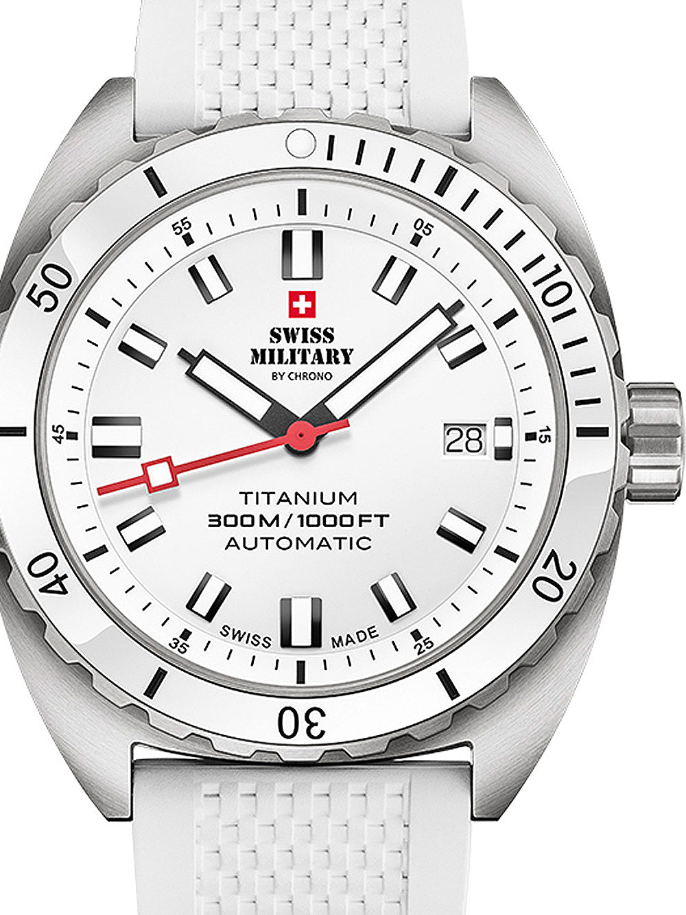 Swiss Military SMA34100.12 Diver Titanium Automatic men's watch 42mm