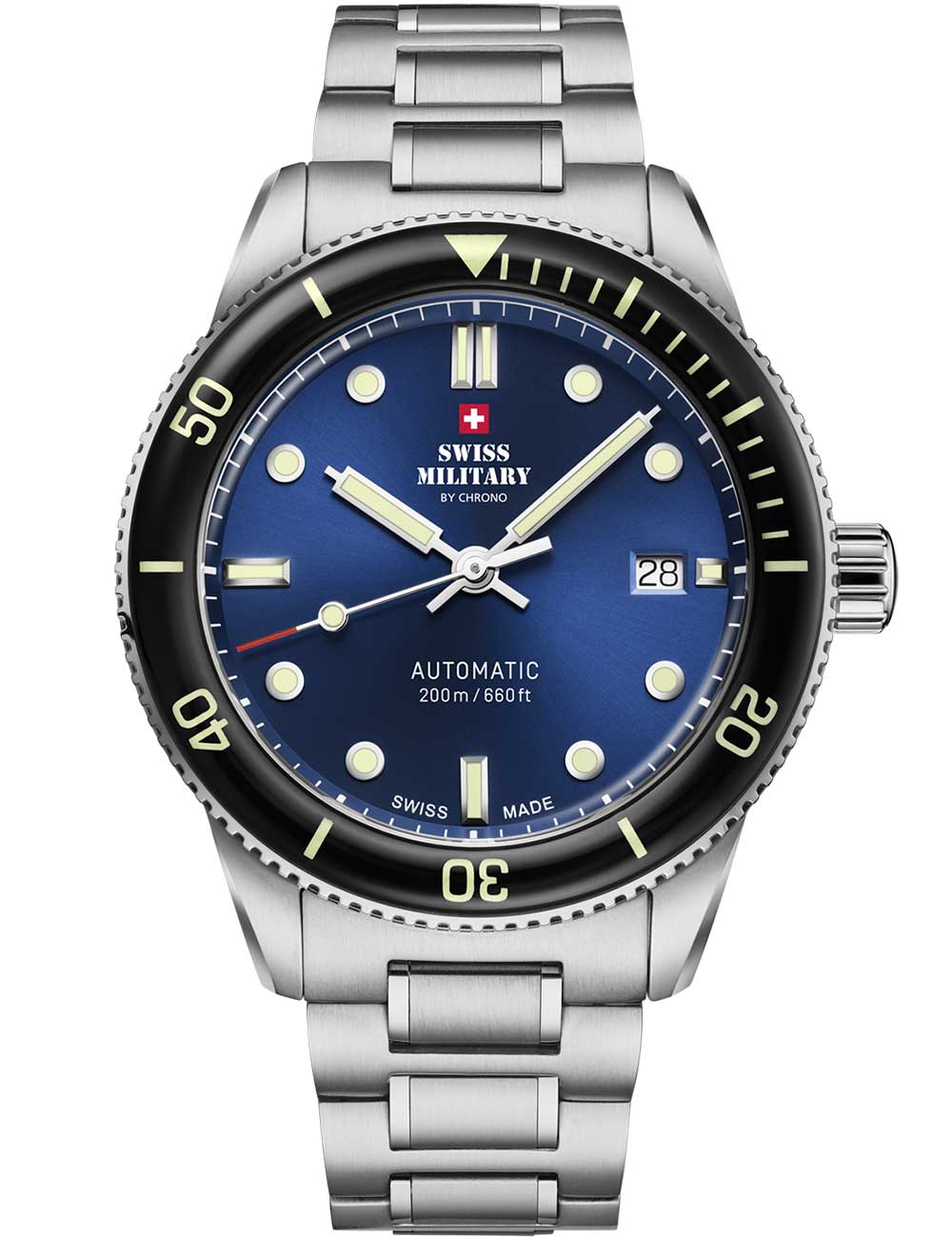 Swiss Military SMA34106.02 men's watch Automatic Diver 42mm 20ATM