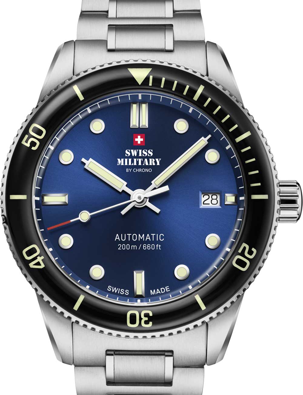 Swiss Military SMA34106.02 men's watch Automatic Diver 42mm 20ATM