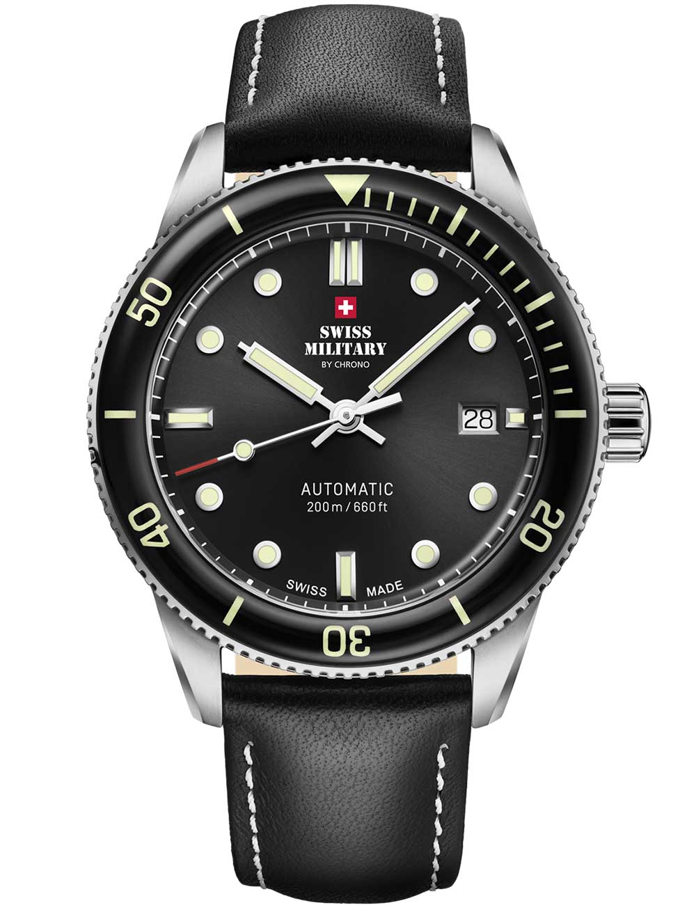Swiss Military SMA34106.05 men's watch Automatic Diver 42mm 20ATM