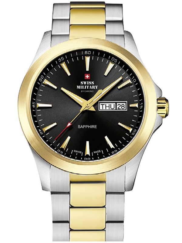 Swiss Military by Chrono SMP36040.27 sapphire men's watch 42mm 5ATM