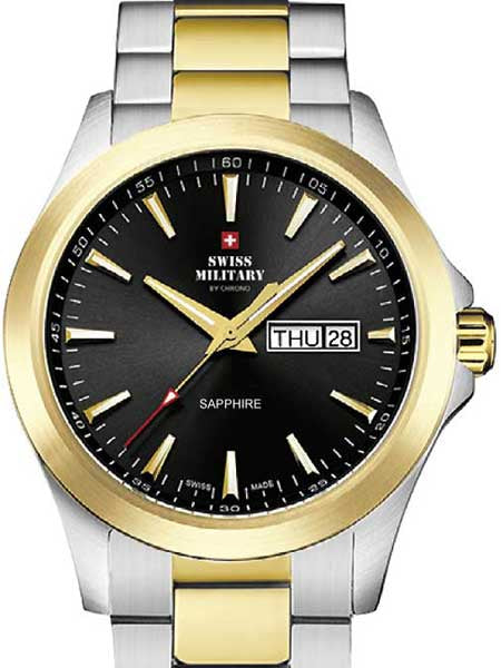 Swiss Military by Chrono SMP36040.27 sapphire men's watch 42mm 5ATM