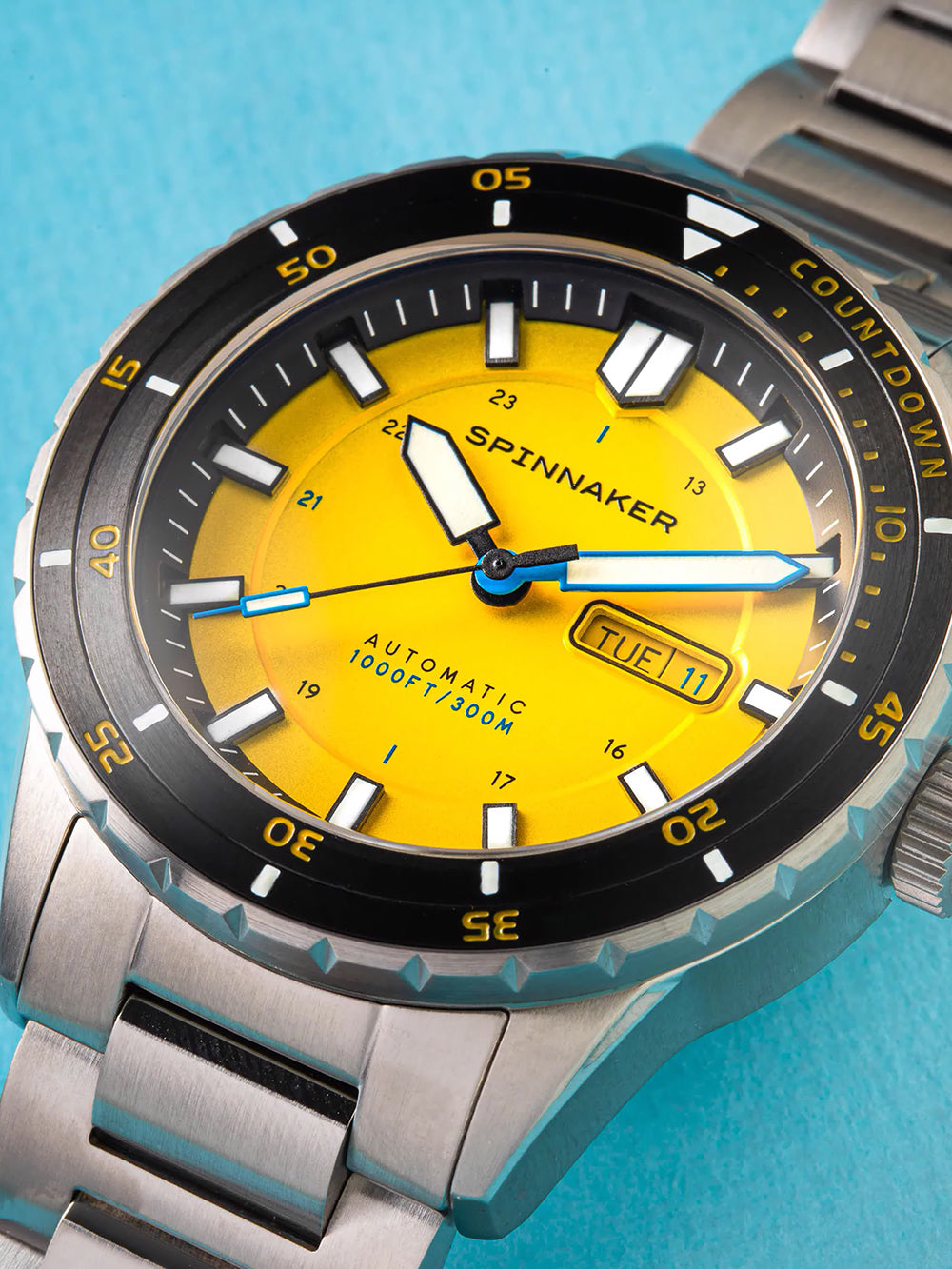 Spinnaker SP-5099-33 men's watch Hass Automatic Diver 43mm 30ATM