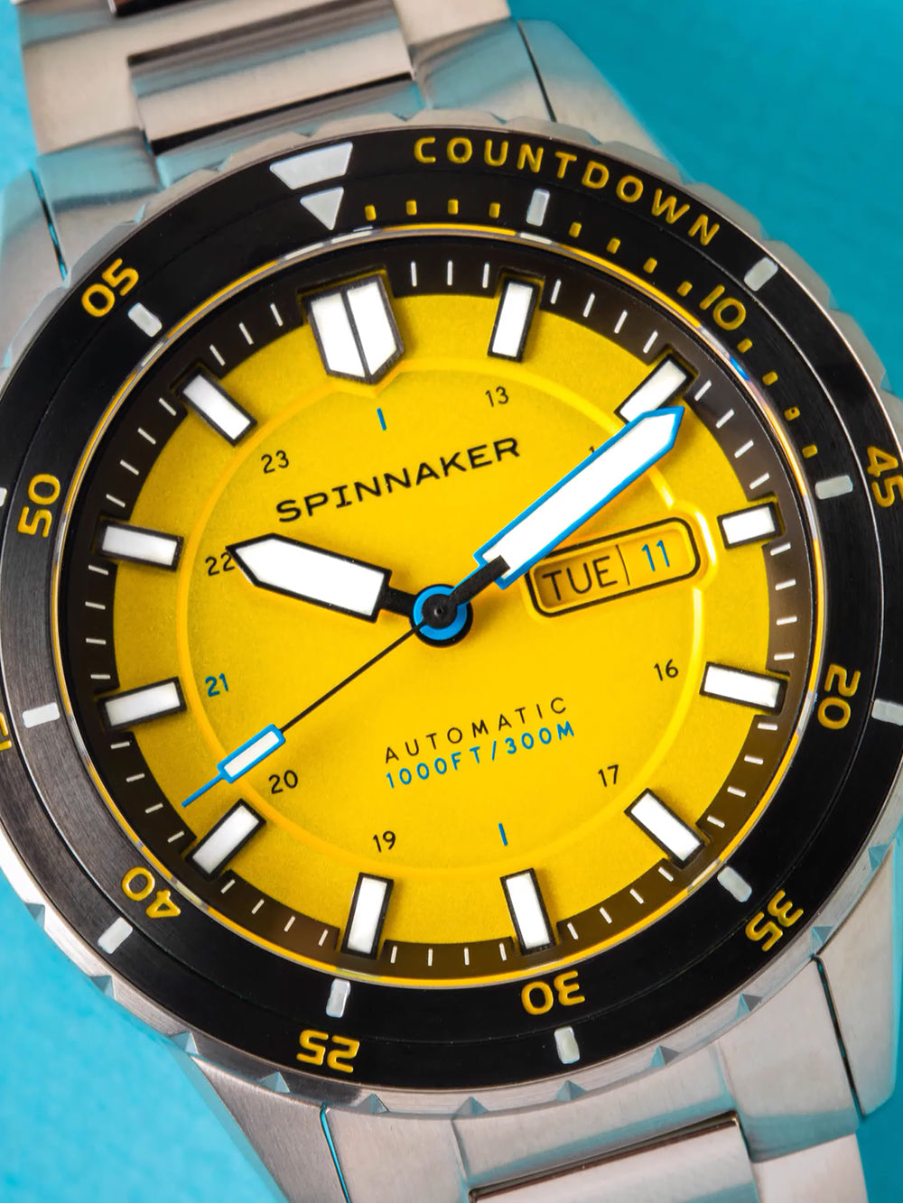 Spinnaker SP-5099-33 men's watch Hass Automatic Diver 43mm 30ATM