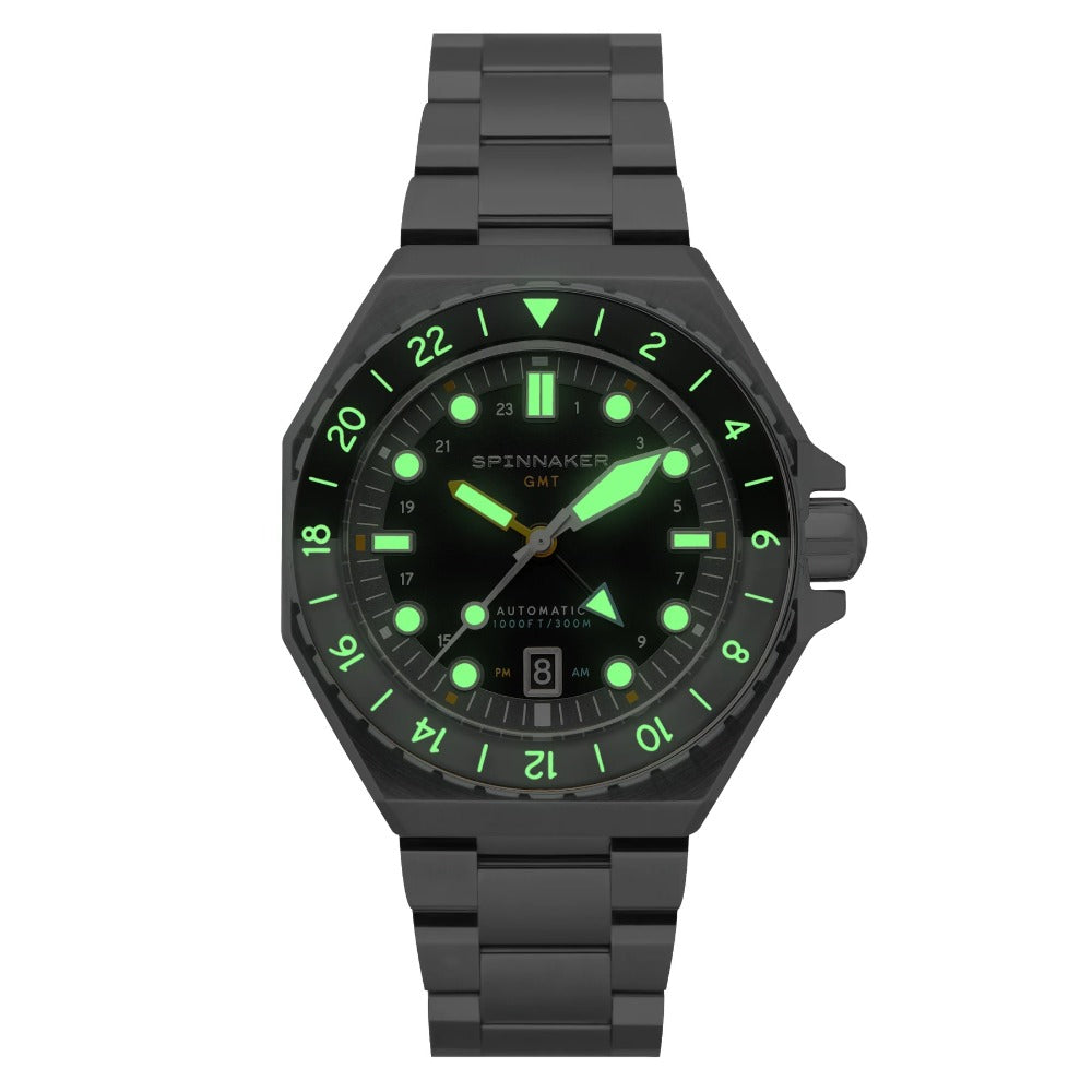 Spinnaker SP-5119-11 Dumas Automatic GMT men's watch 44mm 30ATM