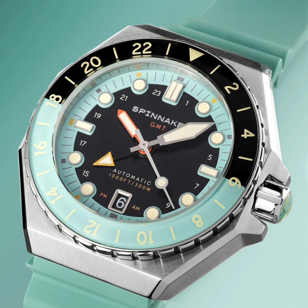 Spinnaker SP-5119-33 Dumas Automatic GMT men's watch 44mm 30ATM