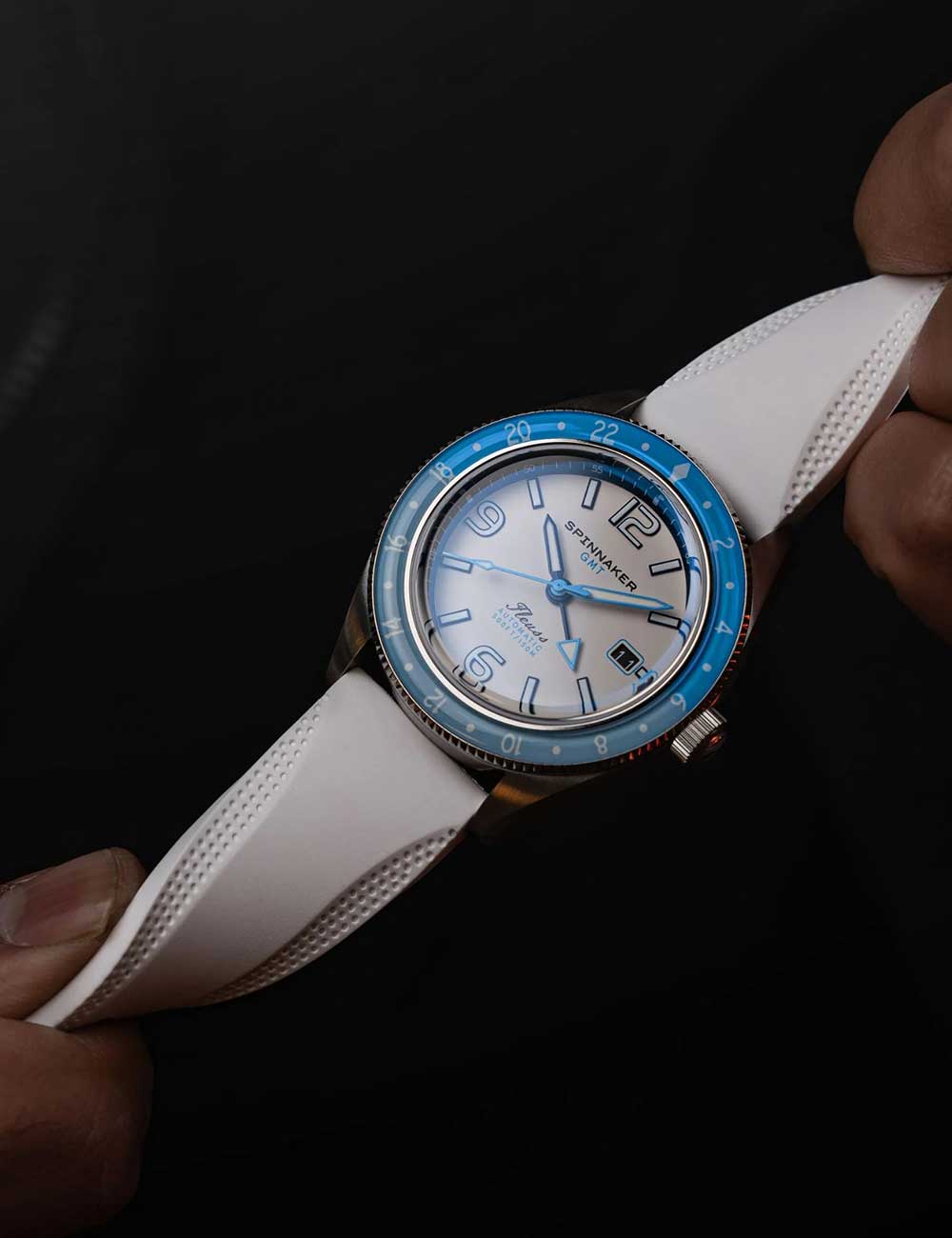 Spinnaker SP-5120-22 men's watch Fleuss GMT Automatic Set 43mm 15ATM