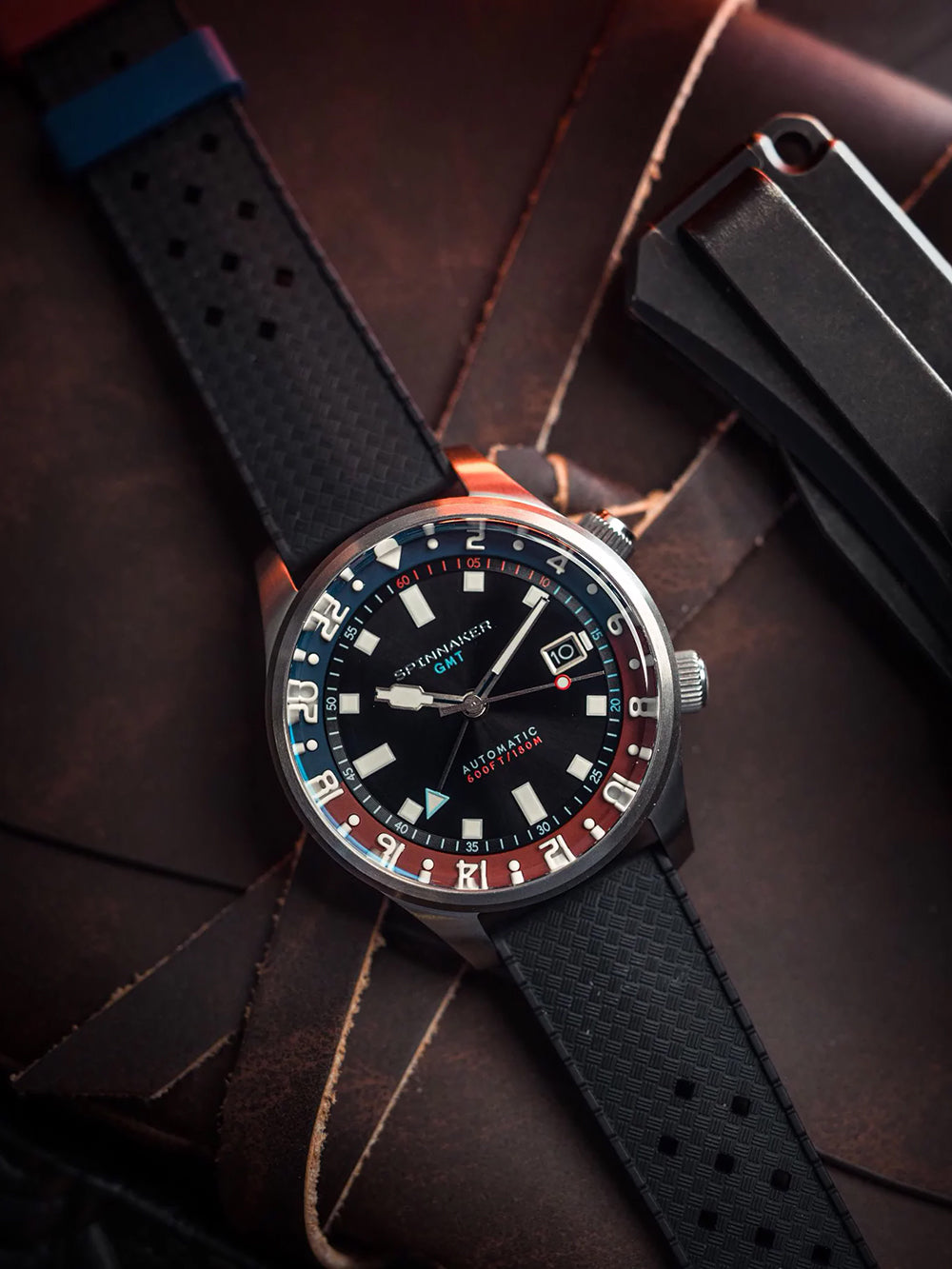 Spinnaker SP-5121-55 men's watch Bradner GMT Automatic 42mm 18ATM
