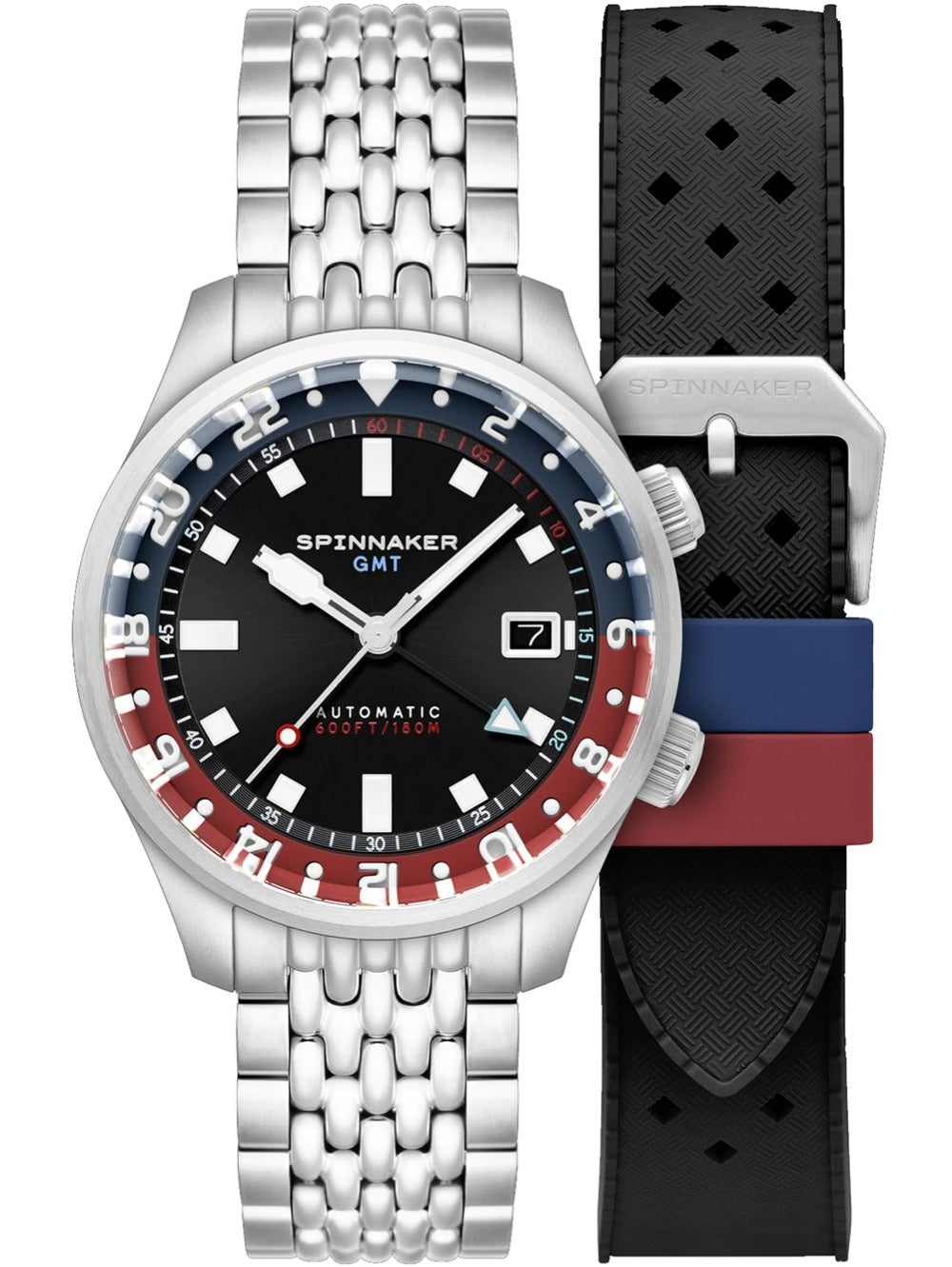 Spinnaker SP-5121-55 men's watch Bradner GMT Automatic 42mm 18ATM