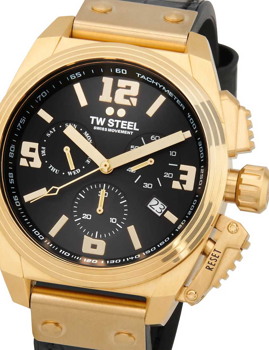 TW-Steel TW1118 men's watch Canteen Chronograph 46mm 10ATM