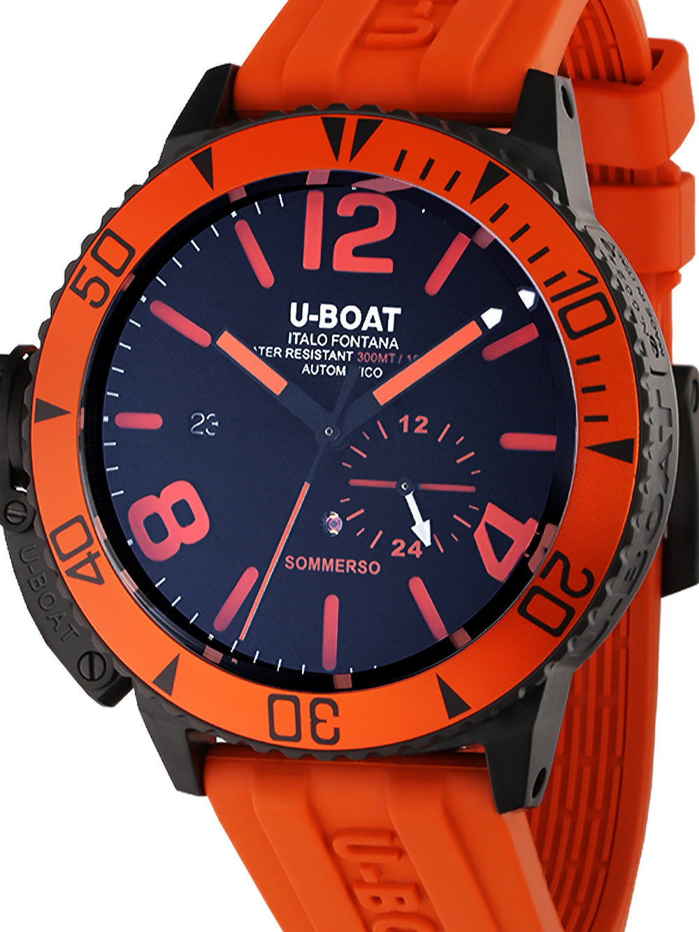 U-Boat 9543 Sommerso Orange IPB Automatic men's watch 46mm 30ATM