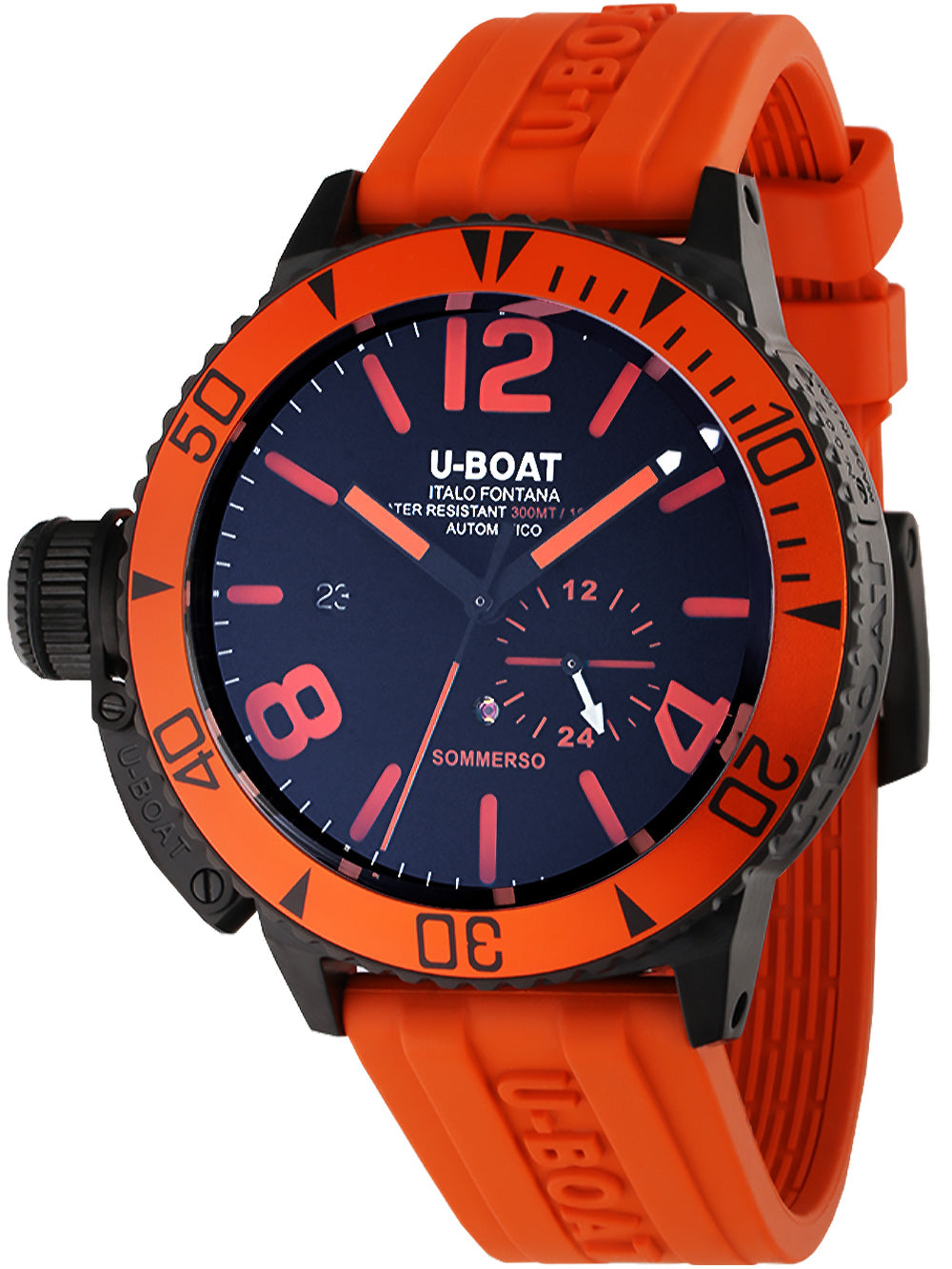 U-Boat 9543 Sommerso Orange IPB Automatic men's watch 46mm 30ATM