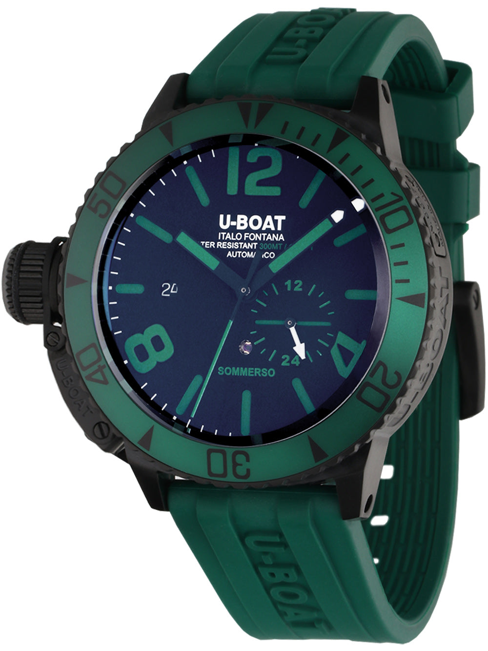 U-Boat 9667 Sommerso Green IPB Automatic men's watch 46mm 30ATM
