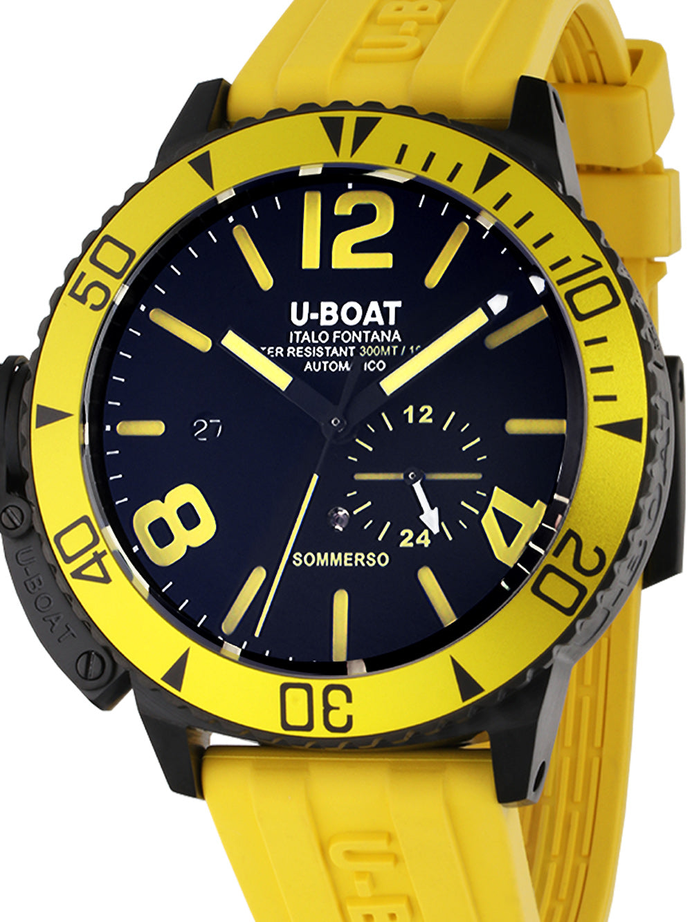 U-Boat 9668 Sommerso Yellow IPB Automatic men's watch 46mm 30ATM