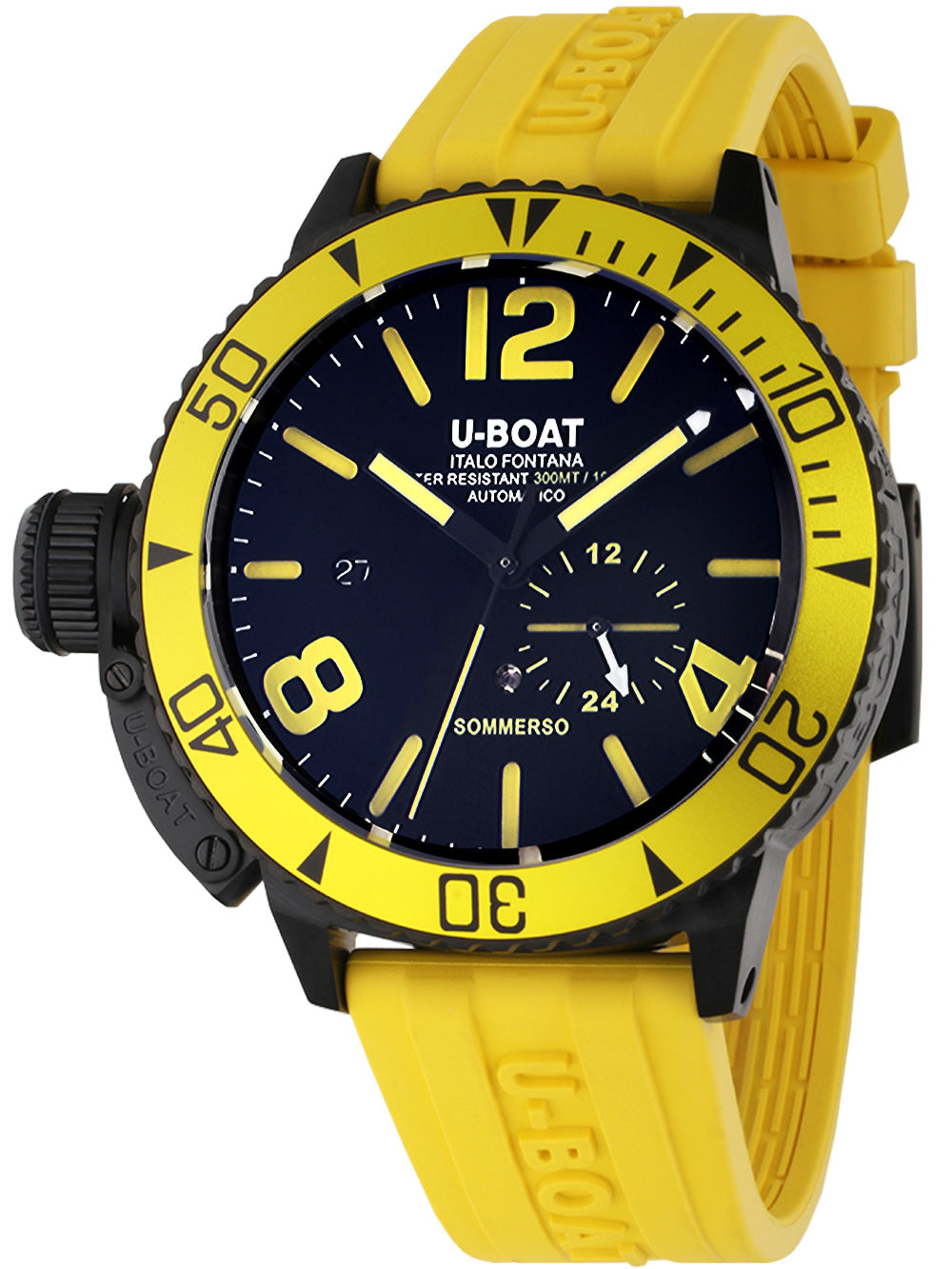 U-Boat 9668 Sommerso Yellow IPB Automatic men's watch 46mm 30ATM