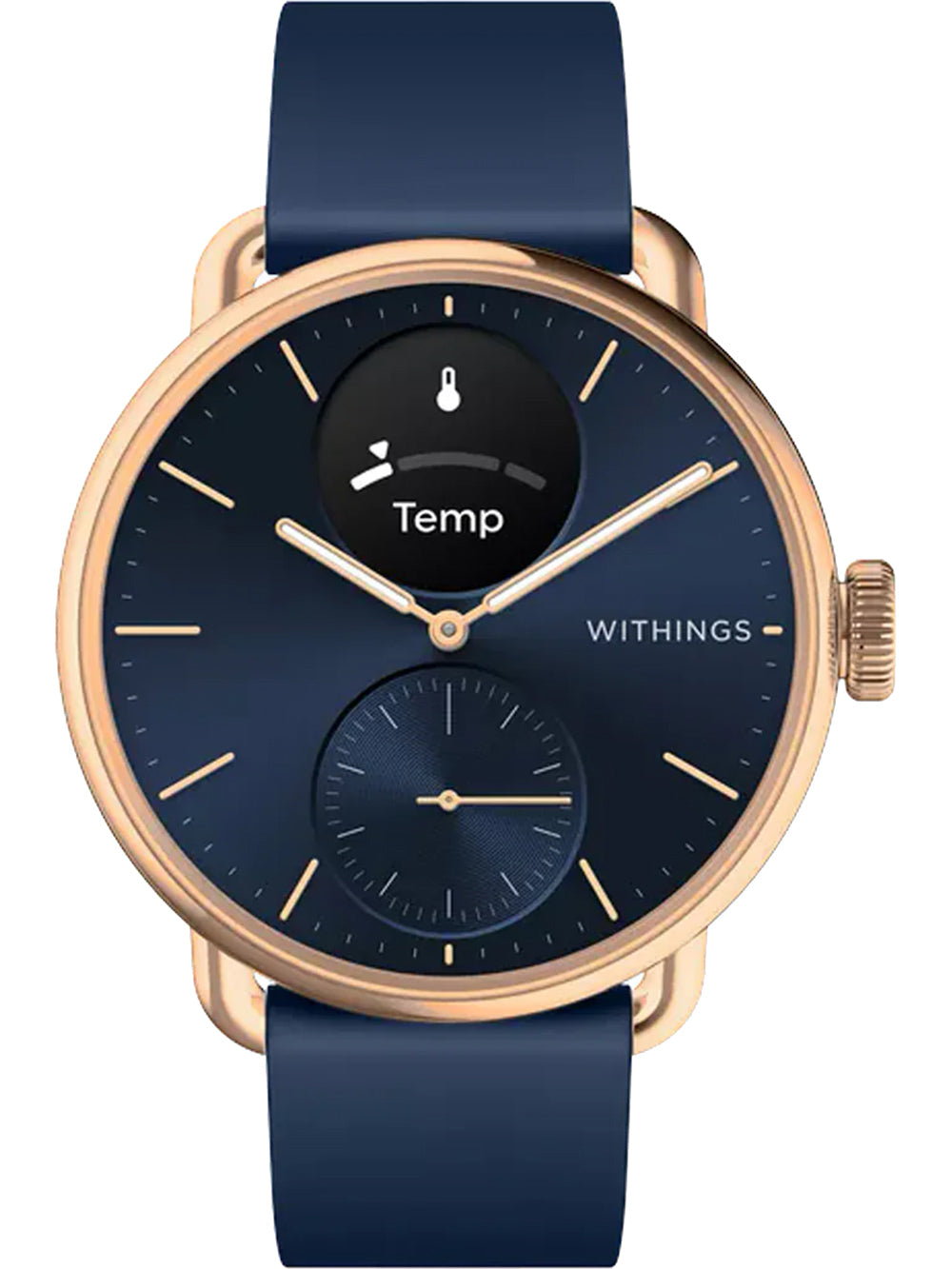 Withings HWA10-model 6-All-In Scan watch 2 rosé gold blue 38 mm 5ATM
