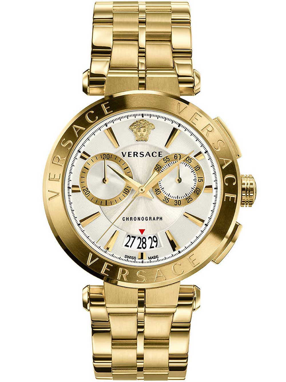 Versace VE1D00419 Aion chronograph men's watch 45mm 5ATM