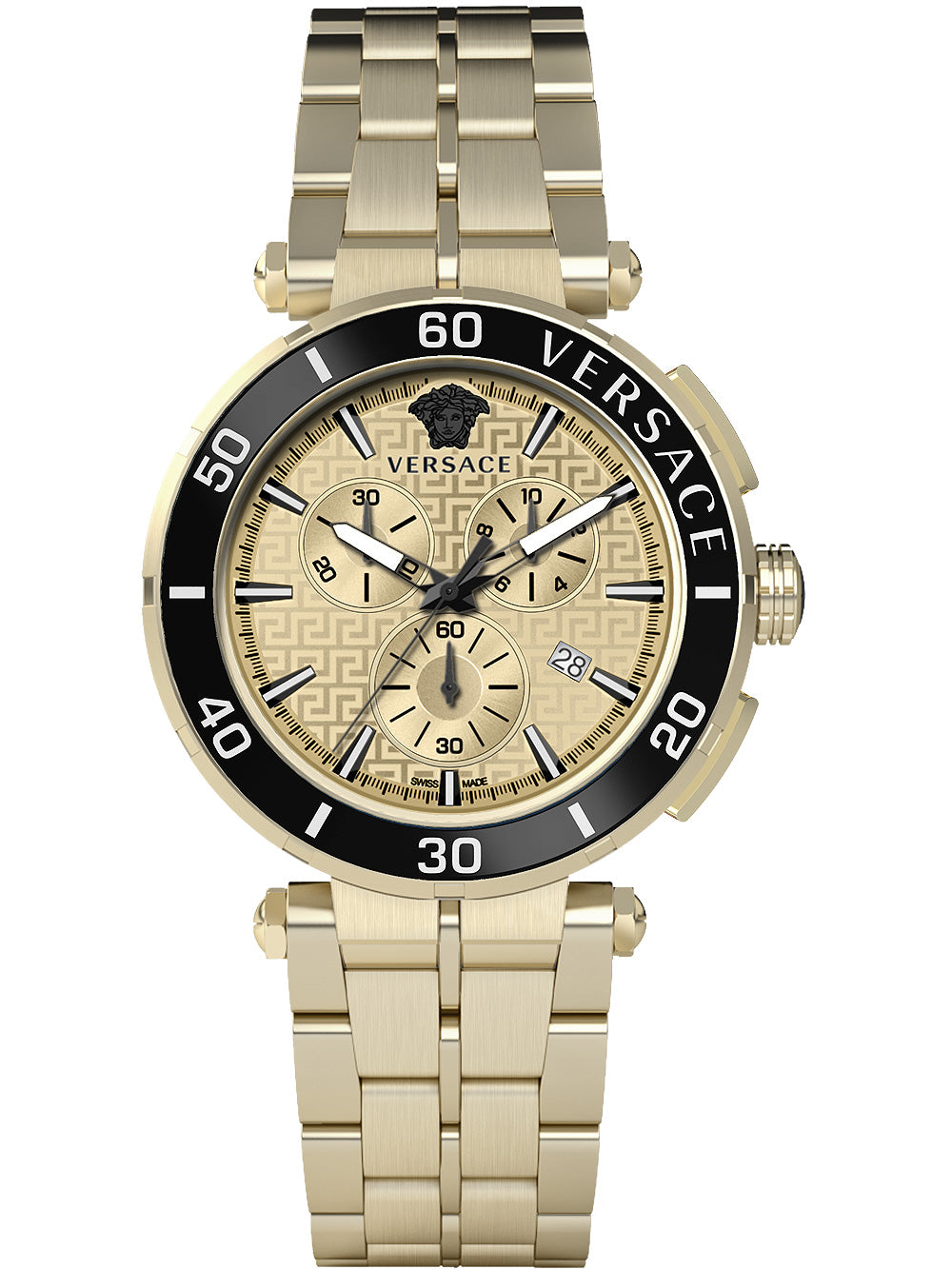 Versace VE3L00622 Greca Chronograph men's watch 45mm 5ATM