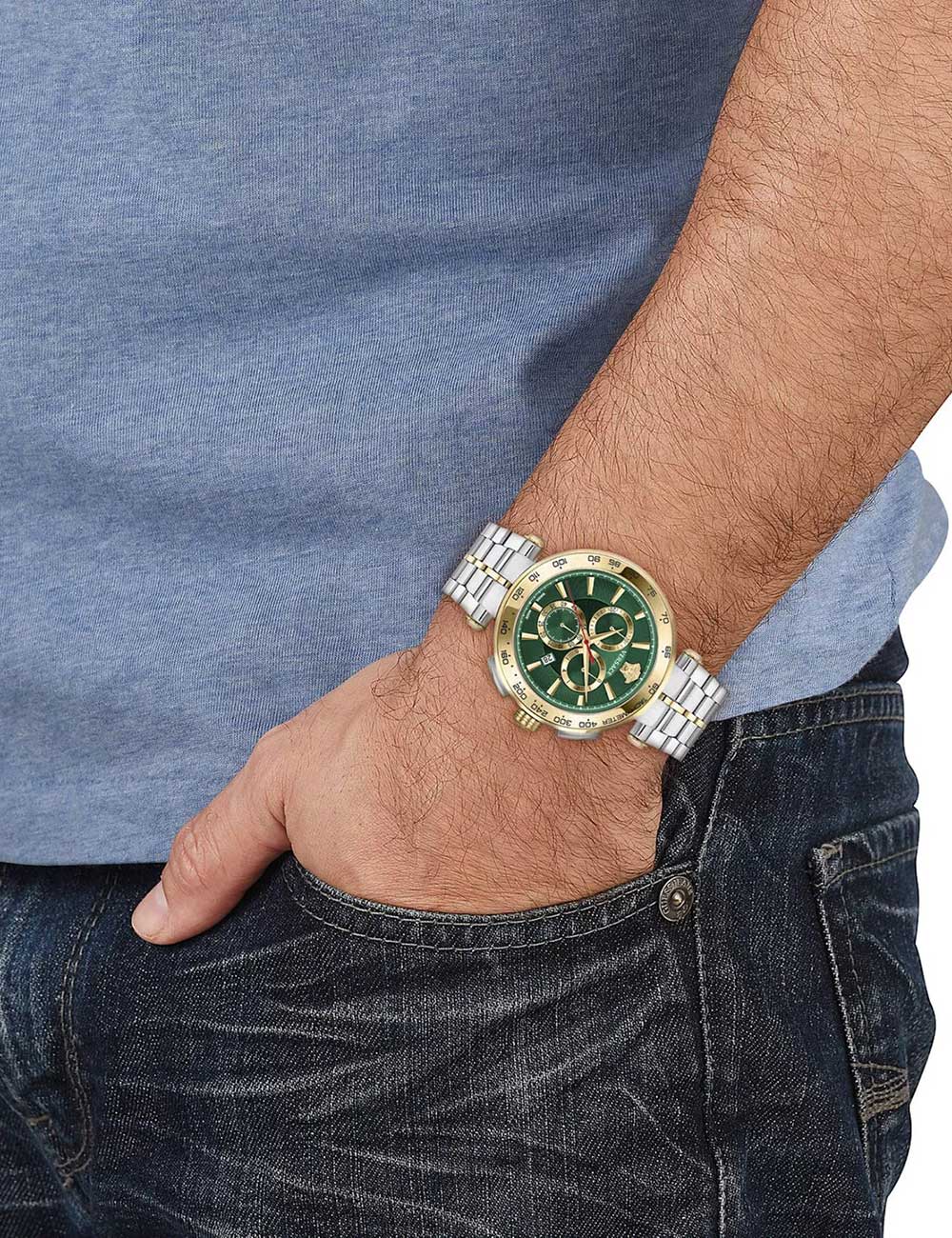 Versace VE6CA0523 men's watch Aion Chronograph 45mm