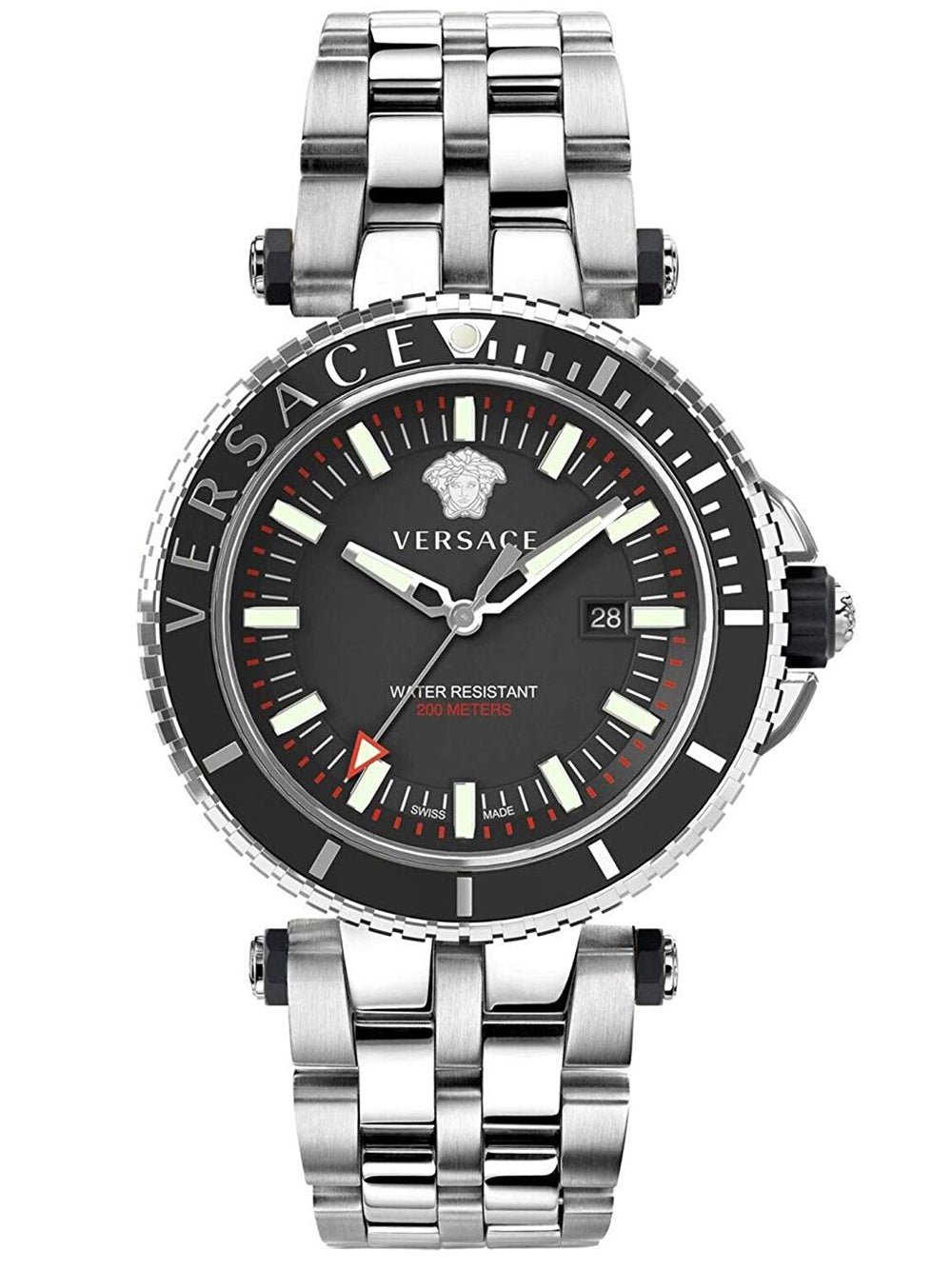 Versace VEAK00318 V-Race men's watch 46mm 5ATM
