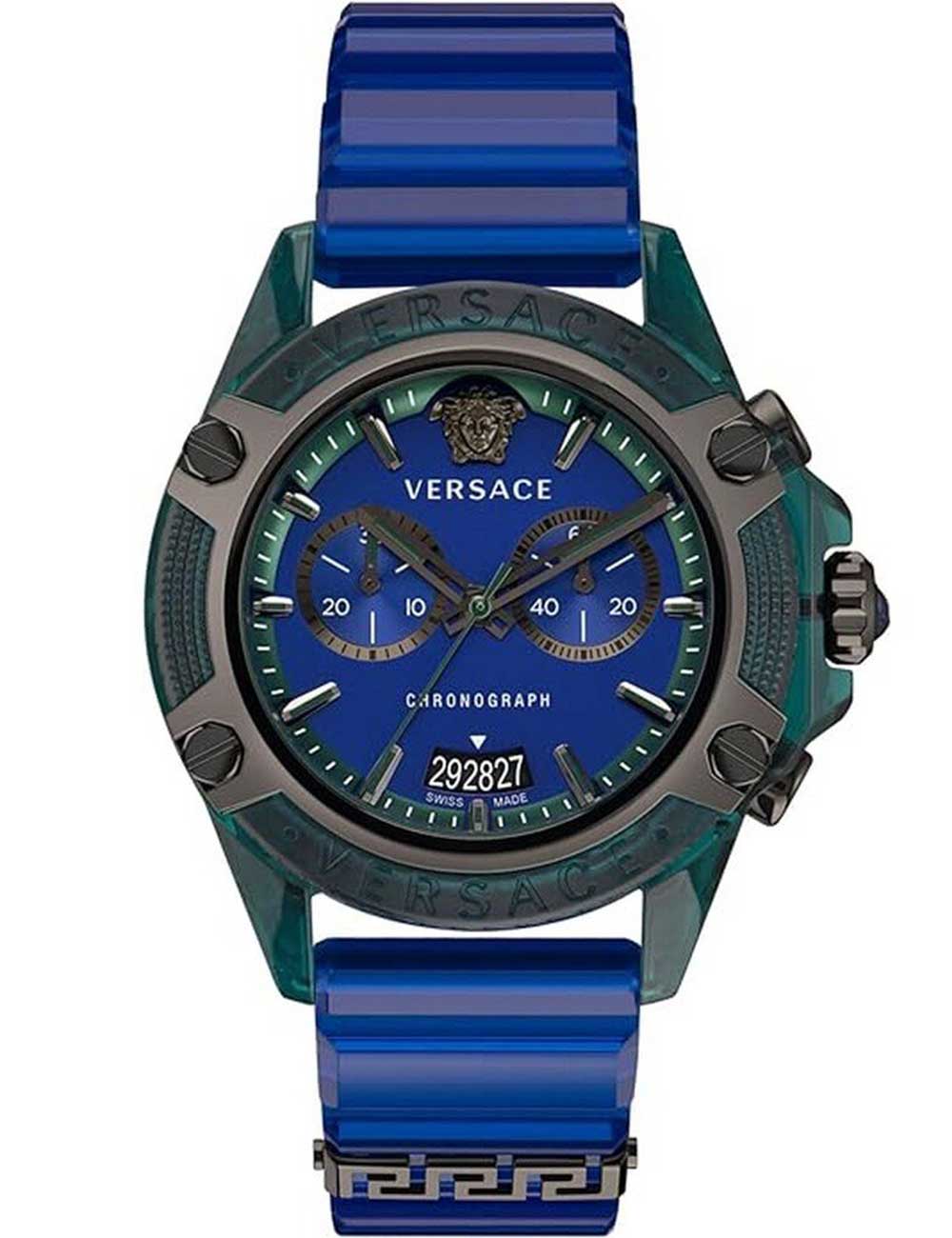 Versace VEZ701122 Active Polycarbonate Chrono 45mm 3ATM